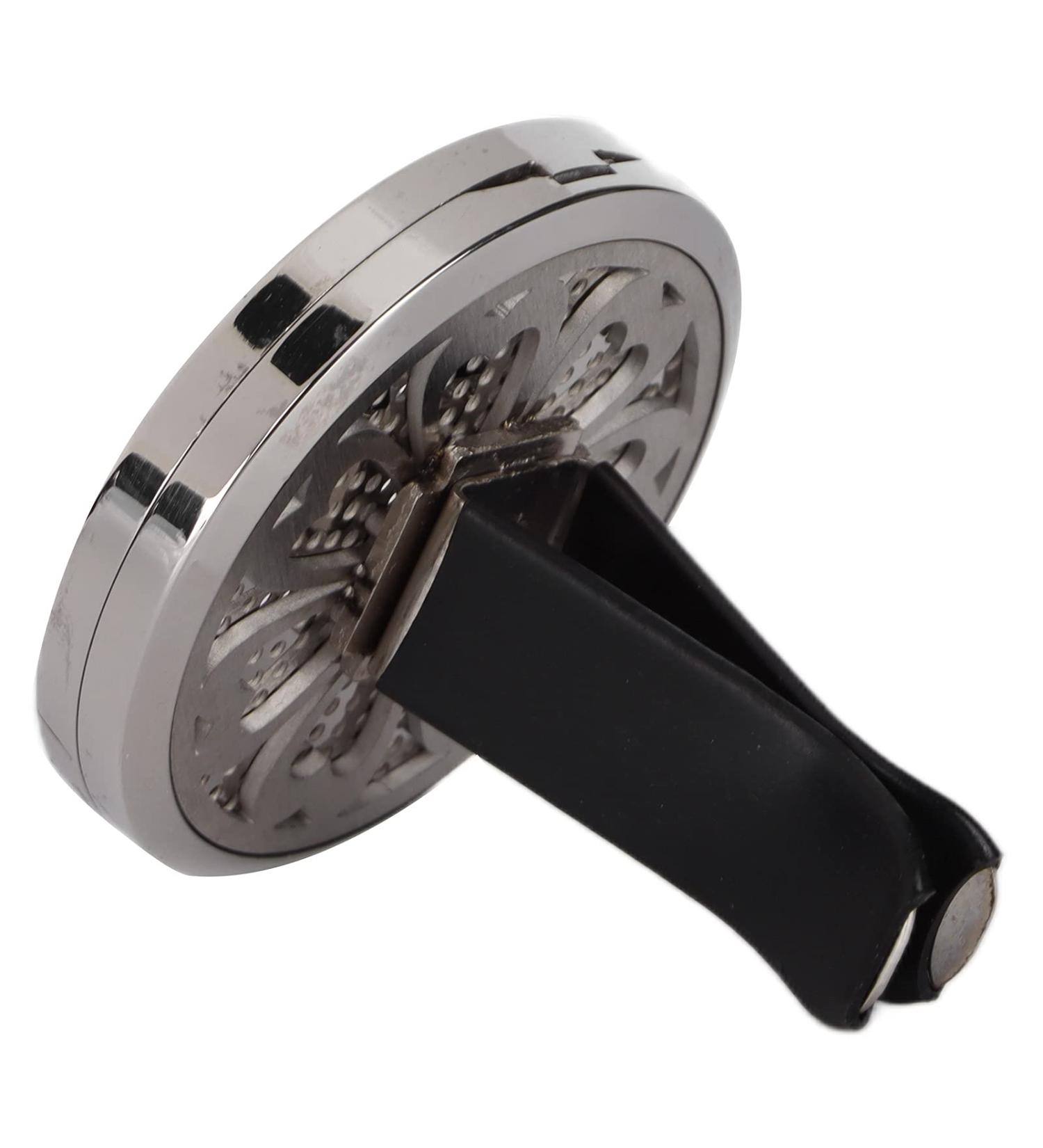 Stainless Steel Car Diffuser Vent Clip with 4 Pads for Aromatherapy Air Freshener for Stress Relief Great Gift Simple to Use Wide Range of Uses - Buy Online on GoSupps.com