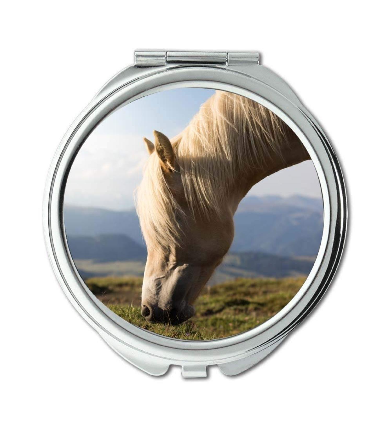 YENDOSTEEN Mirror Compact Mirror animal blue sky close up pocket mirror portable mirror - Buy Online on GoSupps.com