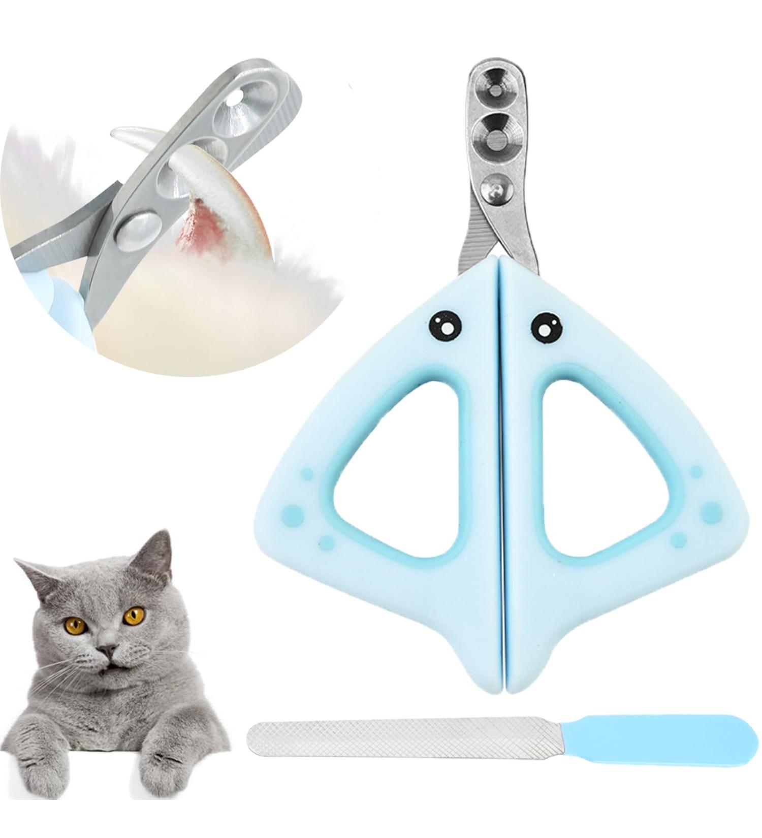 Professional Cat Claw Scissors | Bsitsss Nail Clipper for Cats & Small Dogs | Claw Cutter with Protection & Adjustable Holes - Buy Online on GoSupps.com