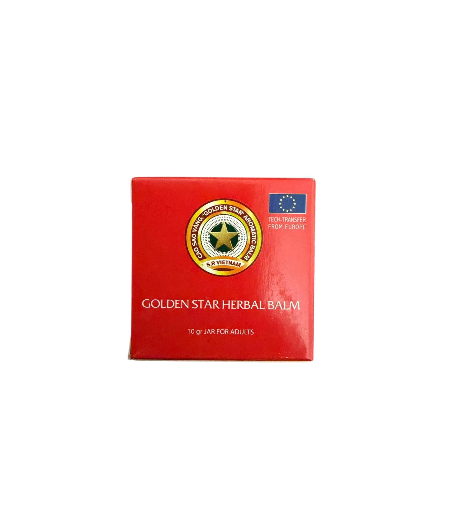 Golden Star Vietnamese Herbal Hot Balm - Cao Sao Vang - Cao Nong 10g