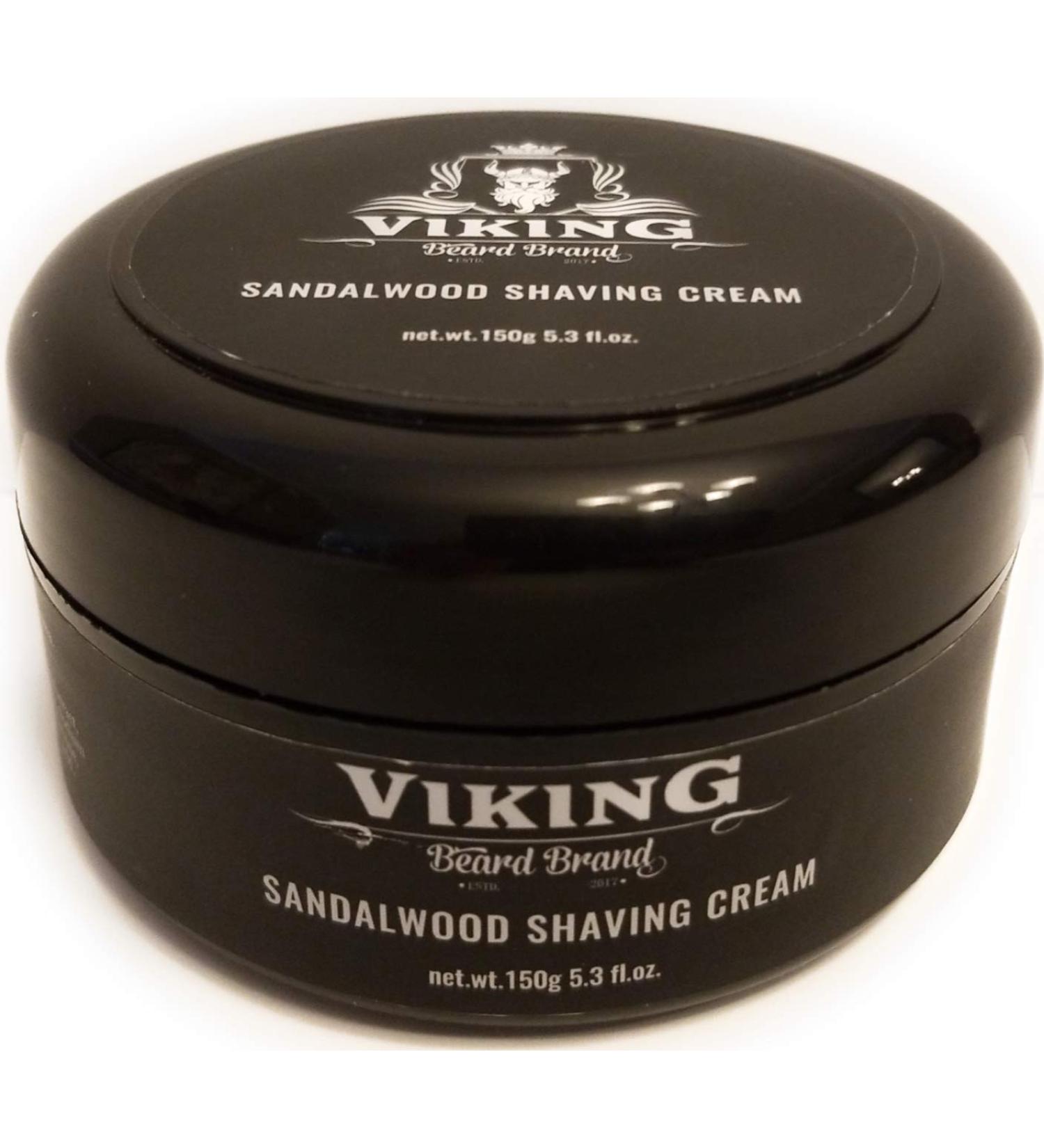 Shaving Cream for Men - Best Shave for Sensitive Skin - Viking Beard Brand - 5.3 oz - Buy Online on GoSupps.com