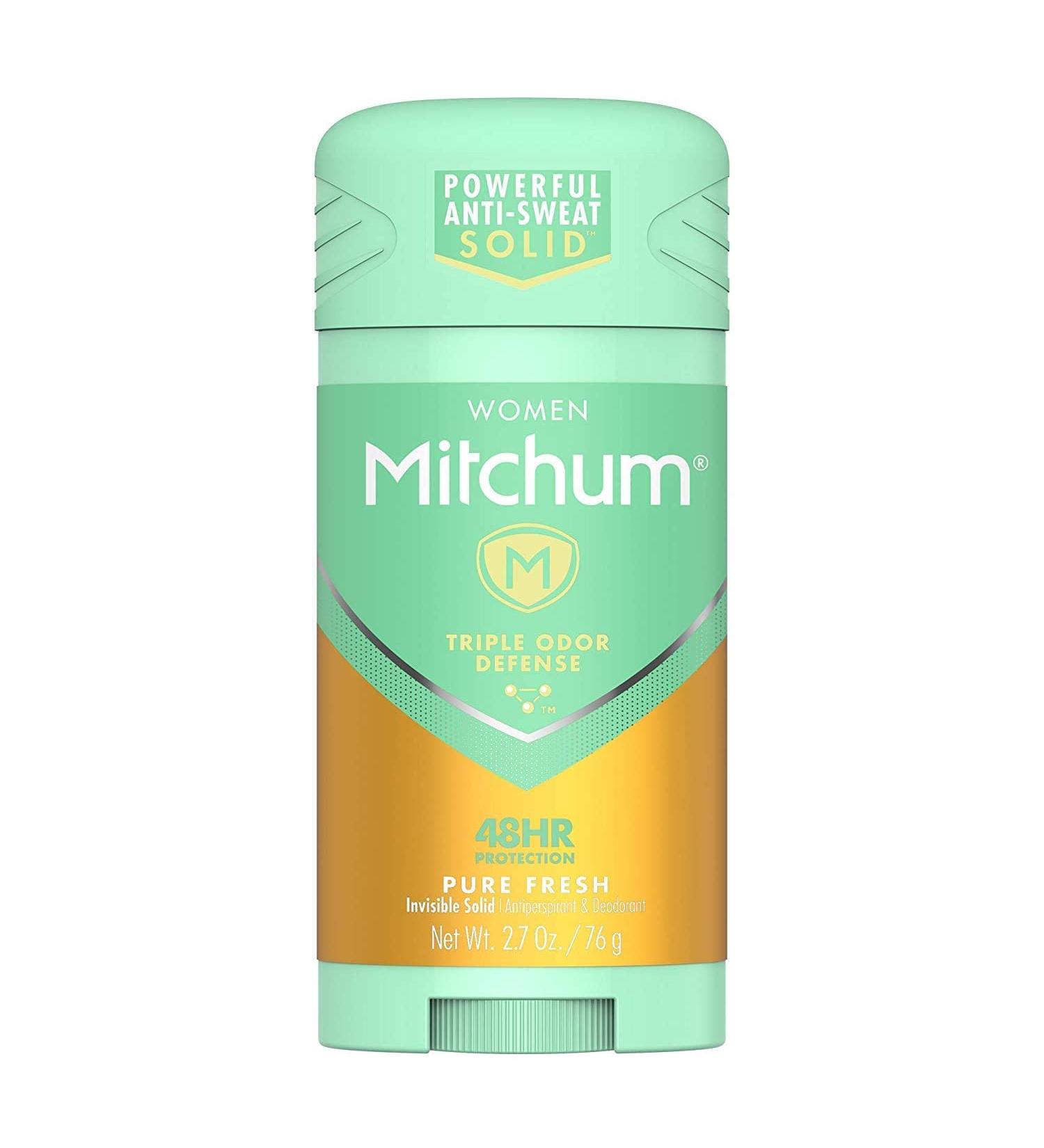Mitchum Deodorant Womens Solid Pure Fresh 2.7oz (3 Pack) - Buy Online on GoSupps.com