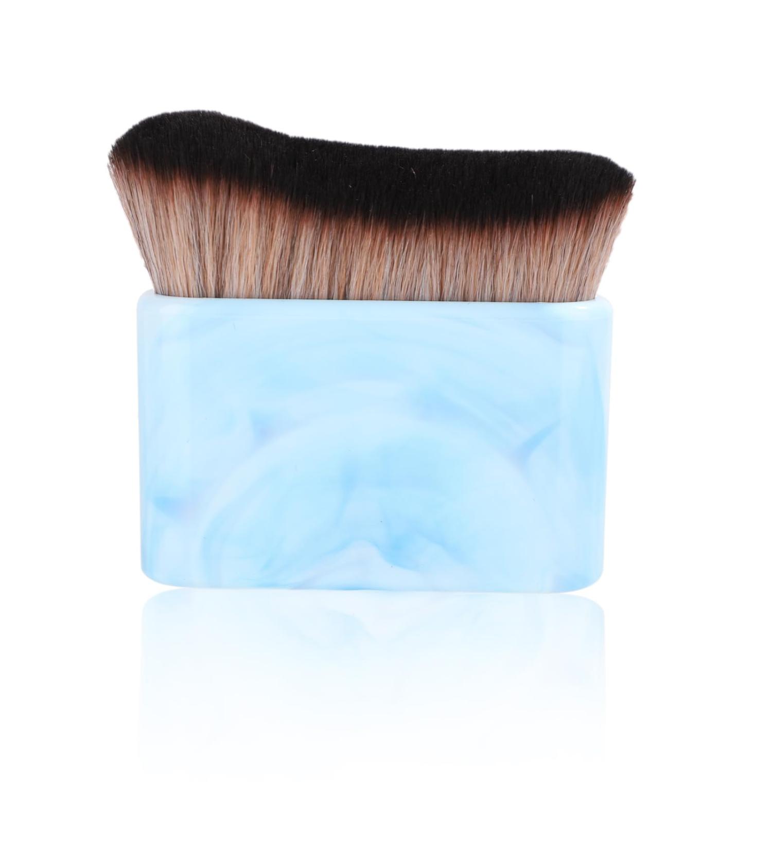 Self Tanning Brush Sunscreen Brush Applicator Foundation Body Makeup Brushes Self Tanner Tan Brush for Body Face (Watercolor Blue) - Buy Online on GoSupps.com