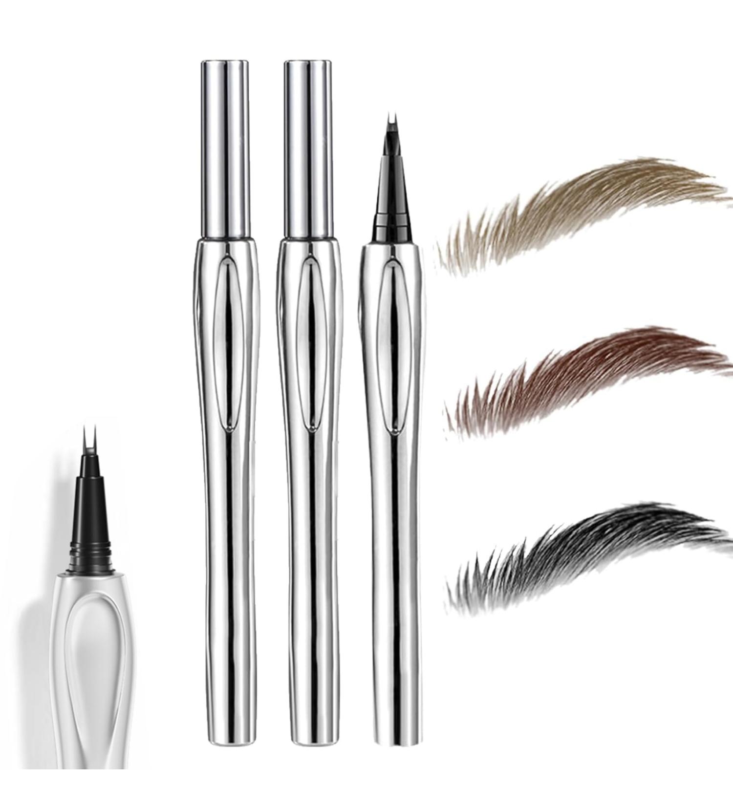 Cooklesa Eyebrow Cooklesa Upgraded Natural Waterproof Eyebrow Pen with Microfine Tip Two-Pronged Eyebrow Pencil Long-Lasting Natural Brow 3D Waterproof Microblading Eyebrow Pen (3Mix) - Buy Online on GoSupps.com