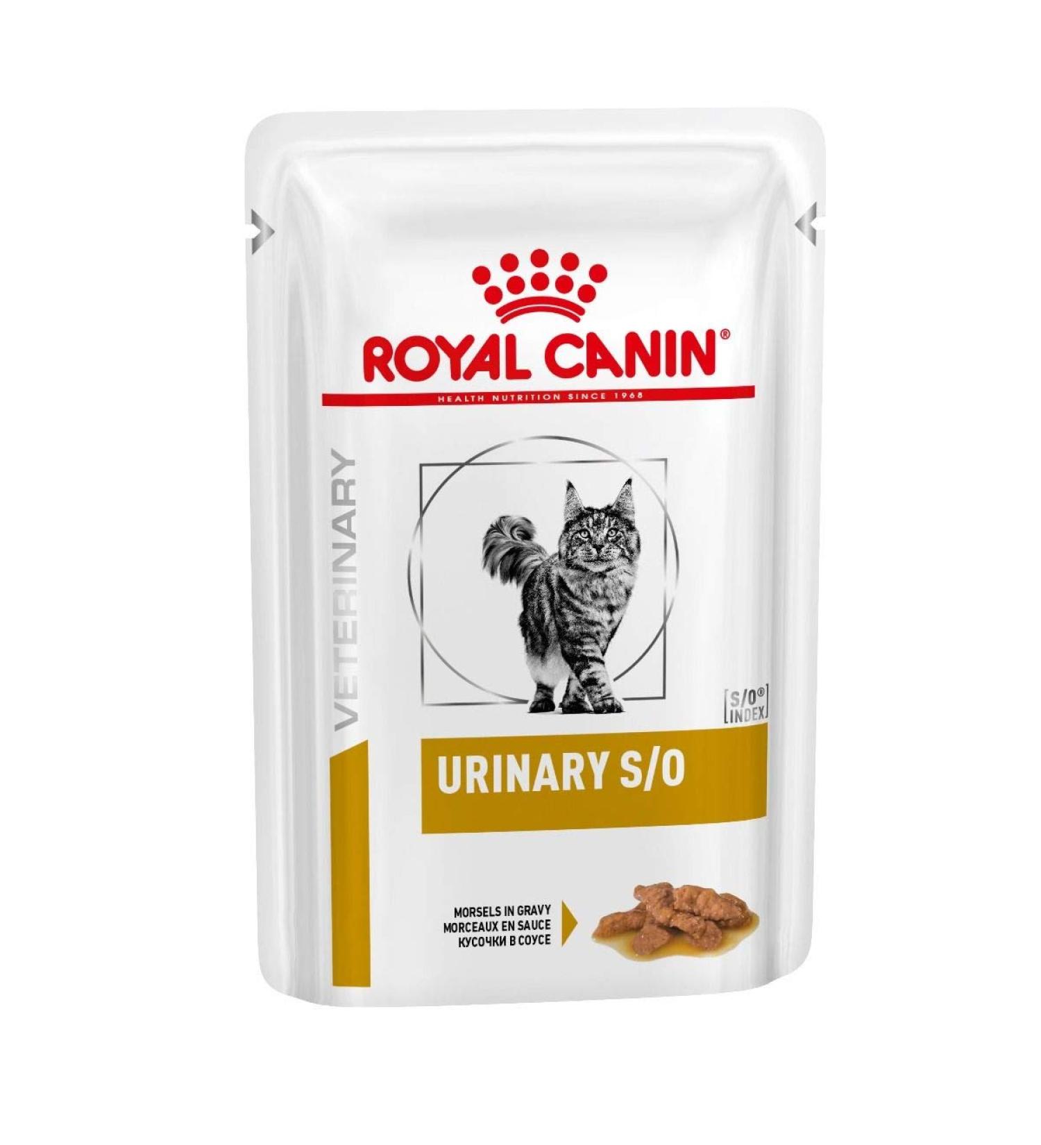 ROYAL CANIN Veterinary Urinary S/O | 12 x 85 g | Complete Dietetic Food for Cats | for the Dissolution of Urinary S/O Stones - Buy Online on GoSupps.com