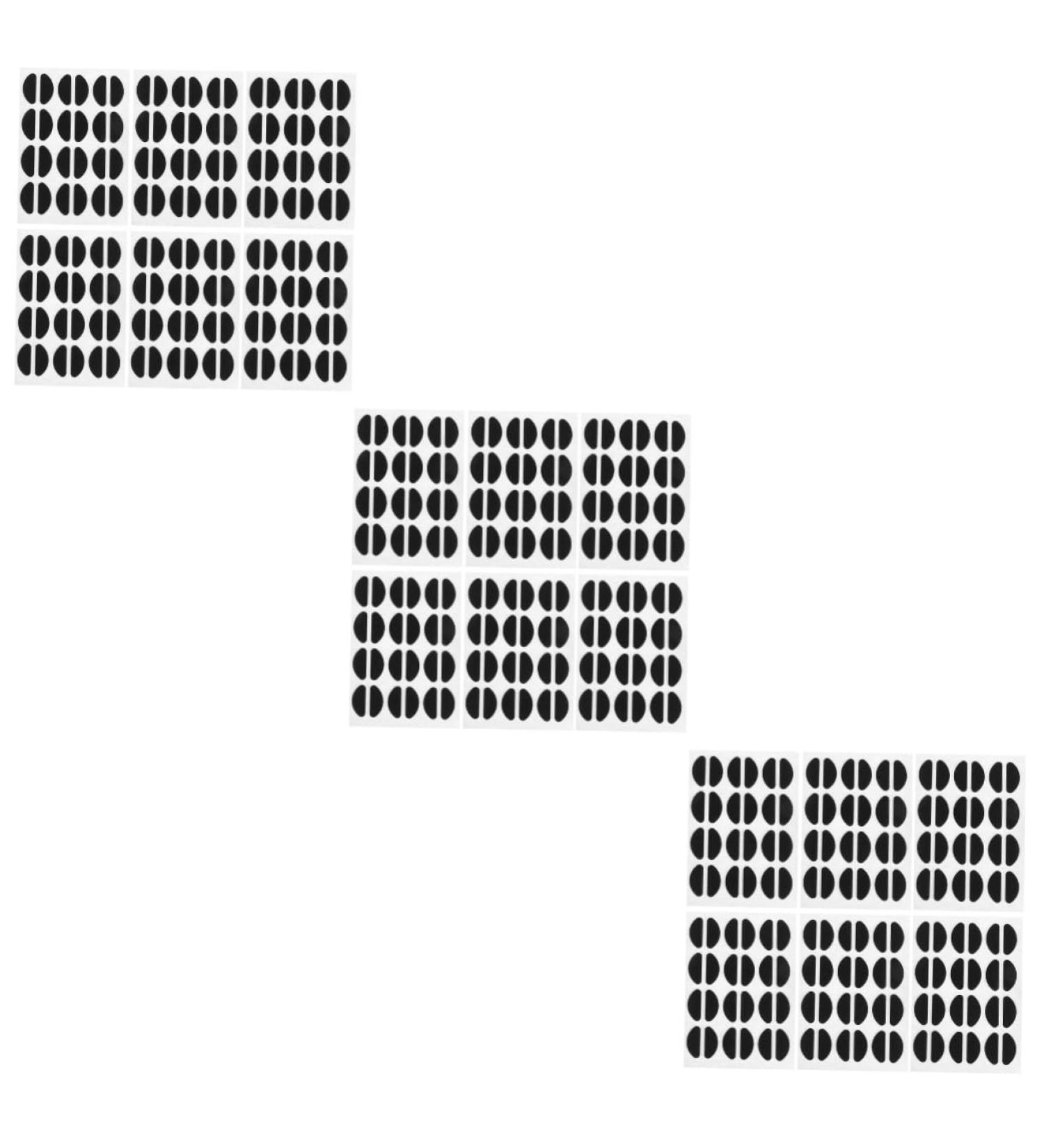 Gleavi 72 Couples Slip-Proof Silicone Foam Nose Pads for Glasses - Replacement Accessories - Black (3 Pack 1.9x0.8cm) - Buy Online on GoSupps.com