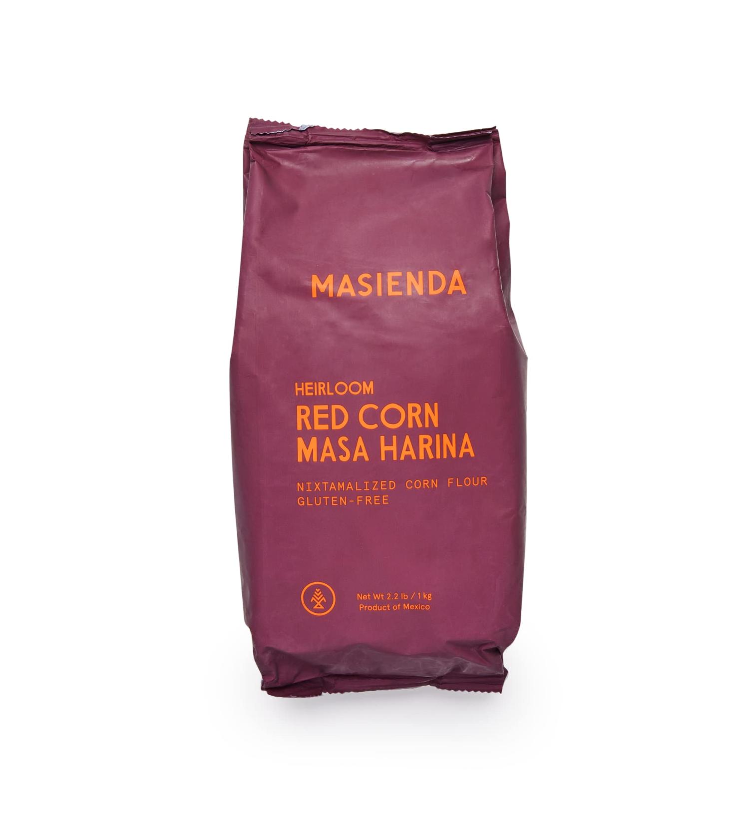 Organic Masienda Heirloom Red Corn Masa Harina - Perfect for Tortillas, Tamales & More | Gluten-Free, Non-GMO | 2.2 lbs - Buy Online on GoSupps.com