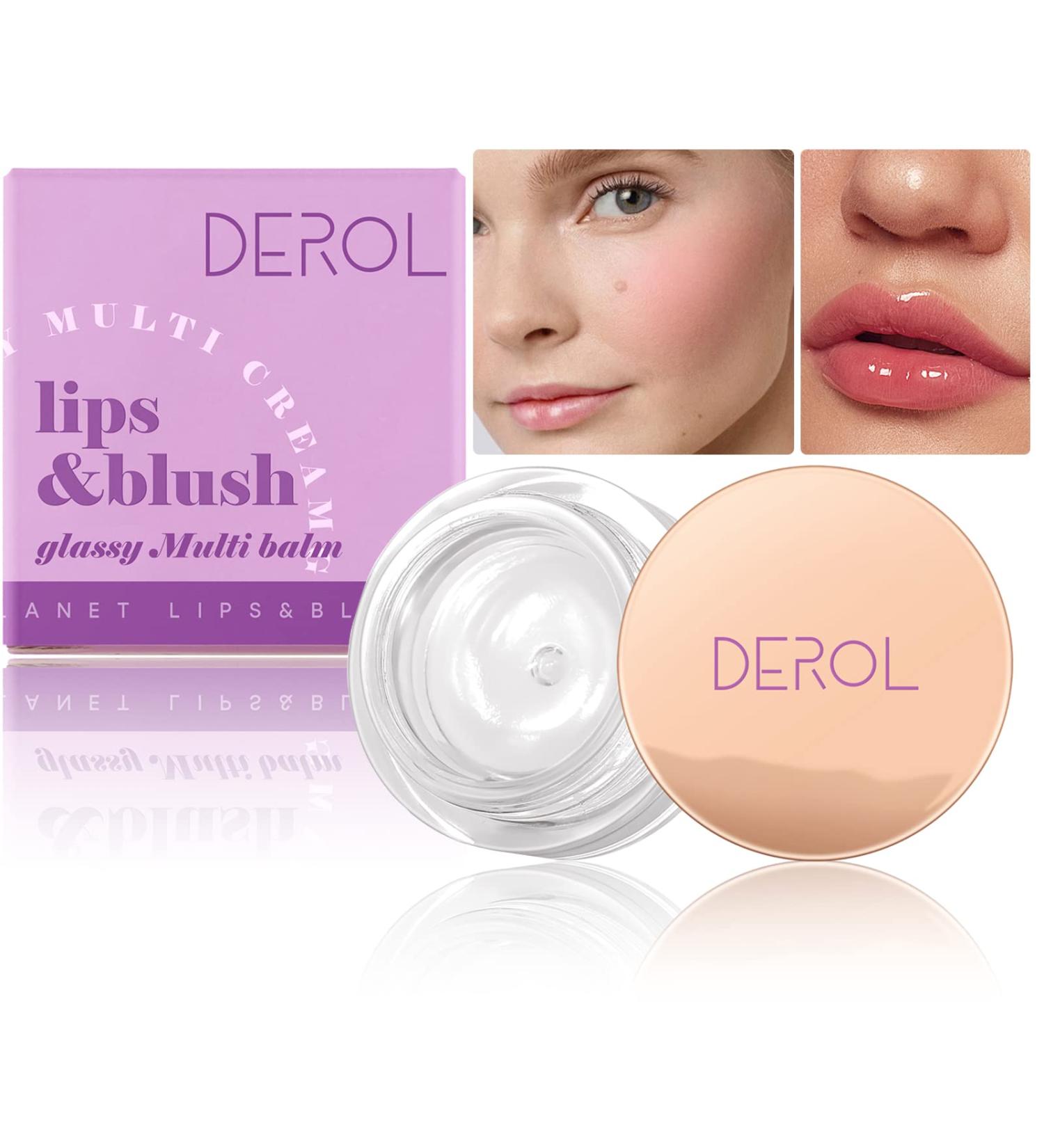 Color Changing Blush & Lip Gloss Duo - Moisturizing 2-in-1 Cheek and Lip Cream - Buy Online on GoSupps.com