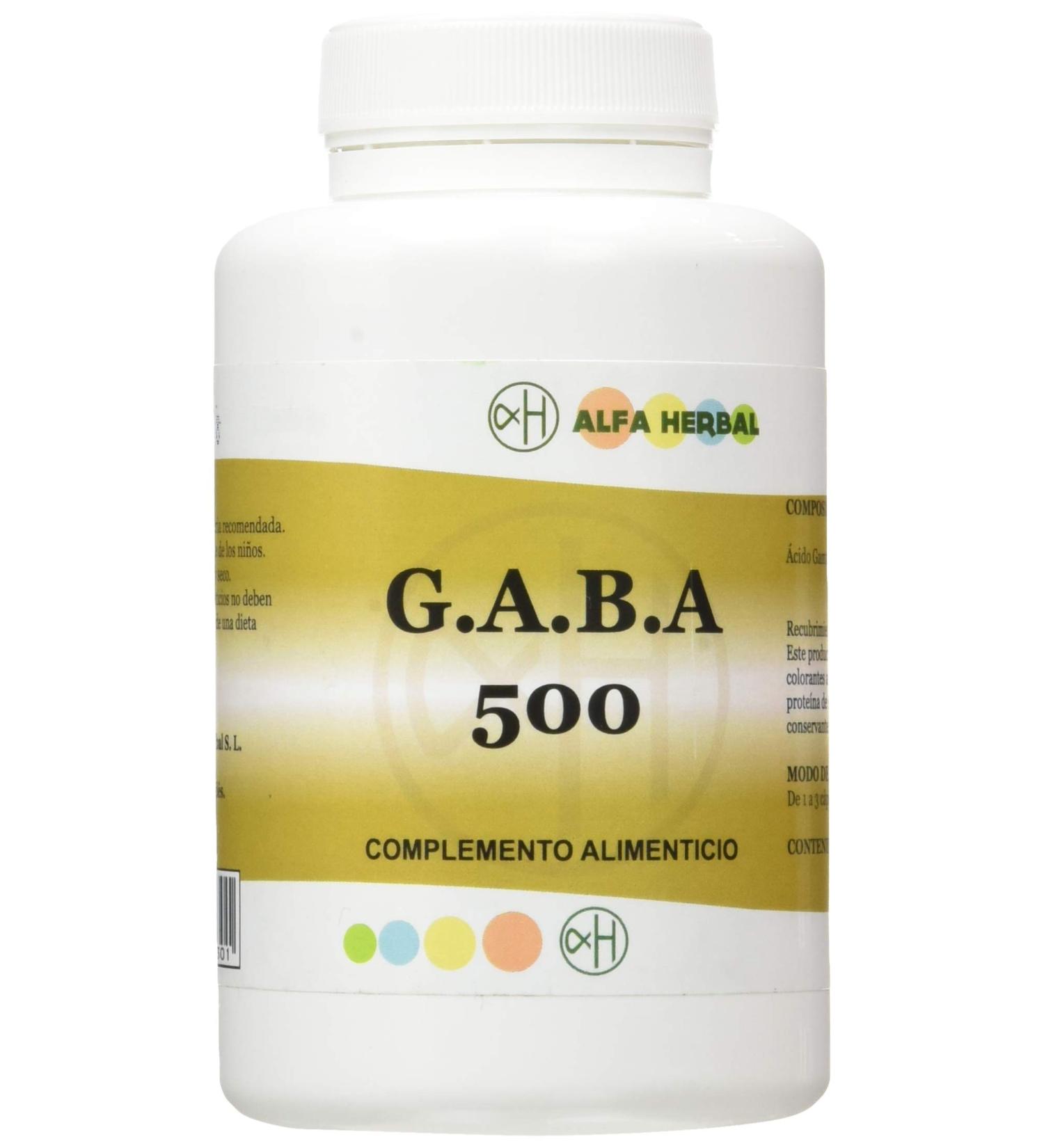 ALFAHERBAL GABA 500mg 120 Capsules - Buy Online on GoSupps.com