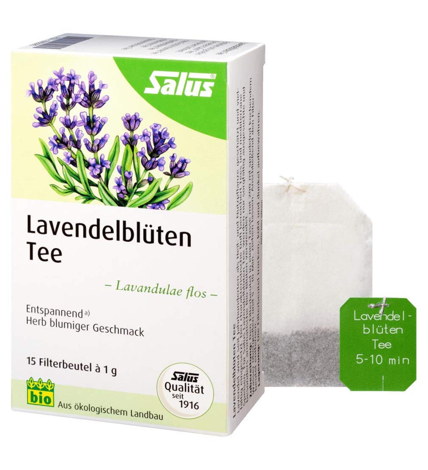 Salus Organic Lavender Blossom Tea 15 FB (15g)