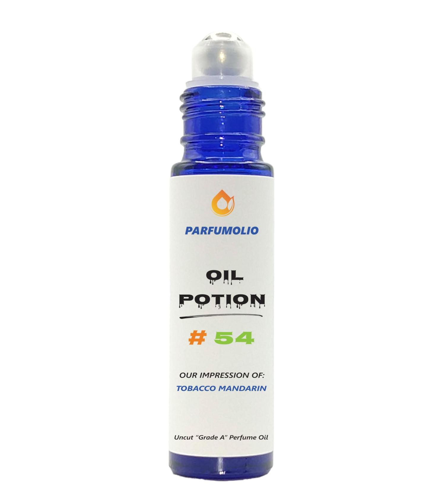 Oil Potion # 54 Inspired by Tobacco Mandarin Unisex Uncut Grade A Fragrance Body Oil Dupe Concentrated Long Lasting Roll-On 10ml / 0.33 oz - Buy Online on GoSupps.com