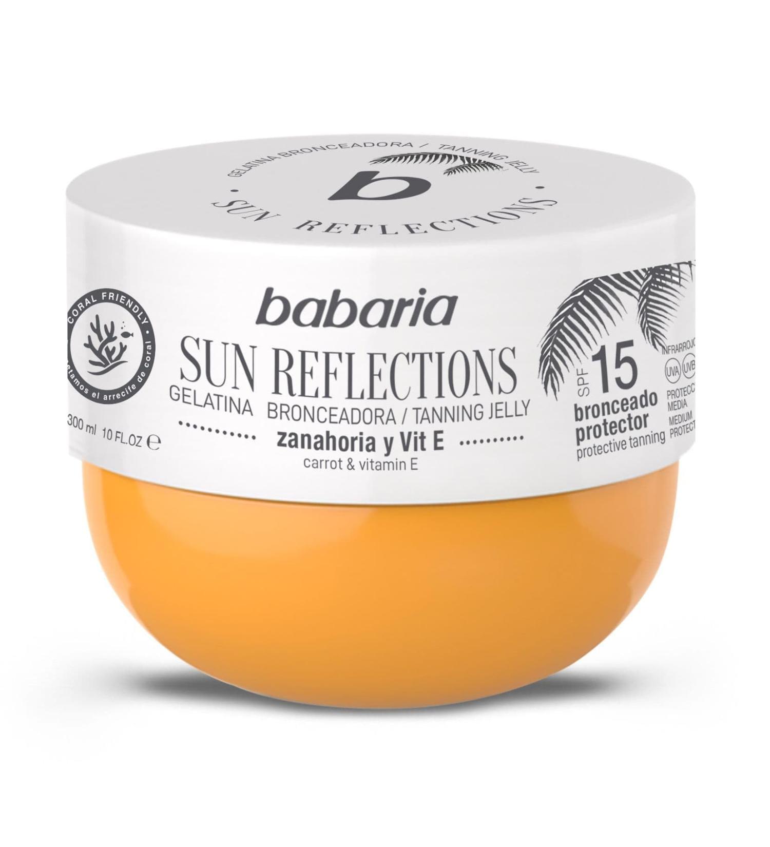 Babaria Unisex Zanahoria BABARIA GELATINA CARROT SPF15 300ML Black Only UK
