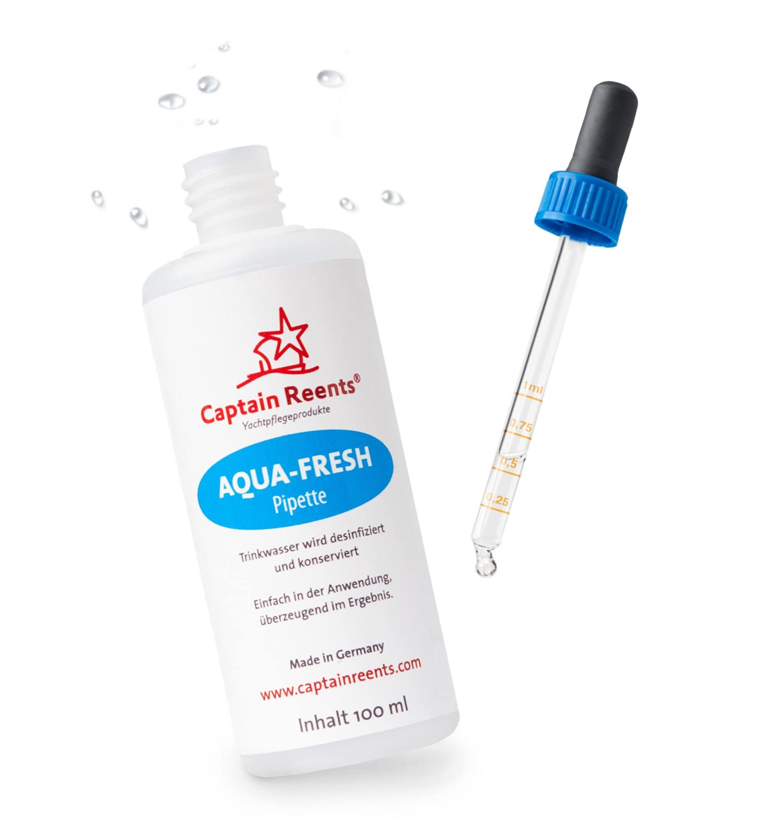 Captain Reents Outdoor Water Filter - Chlorine-Free 100ml Disinfectant for Safe Drinking Water On-the-Go - Buy Online on GoSupps.com