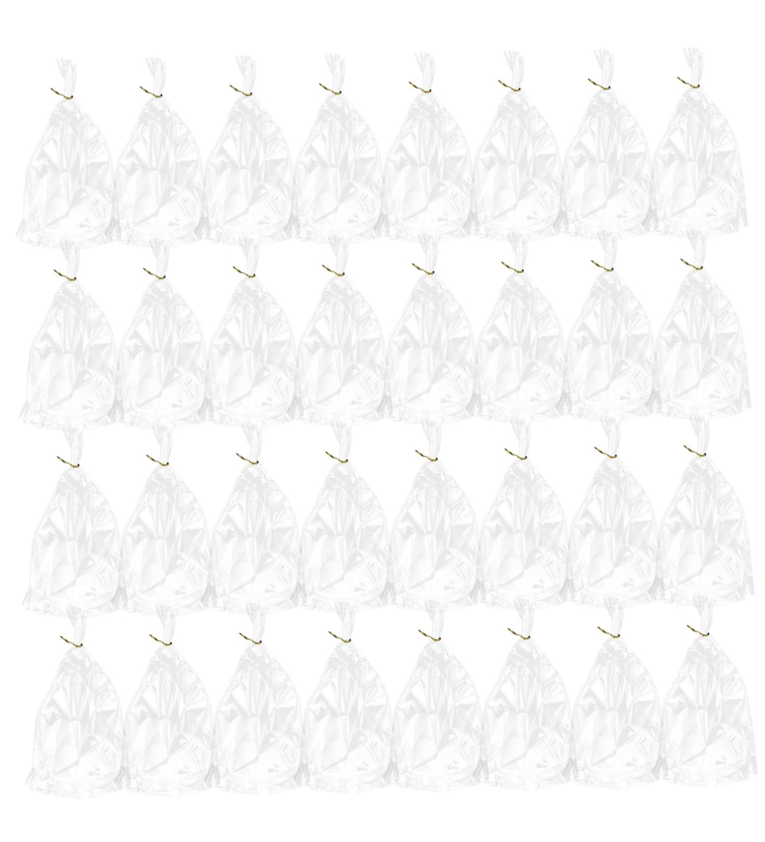 Housoutil 100pcs Clear Storage Bags - Multi-Use Soap Jewelry Craft & Clothes Packing Bags for Dirtproof Storage & Shopping - International Shipping Available - Buy Online on GoSupps.com