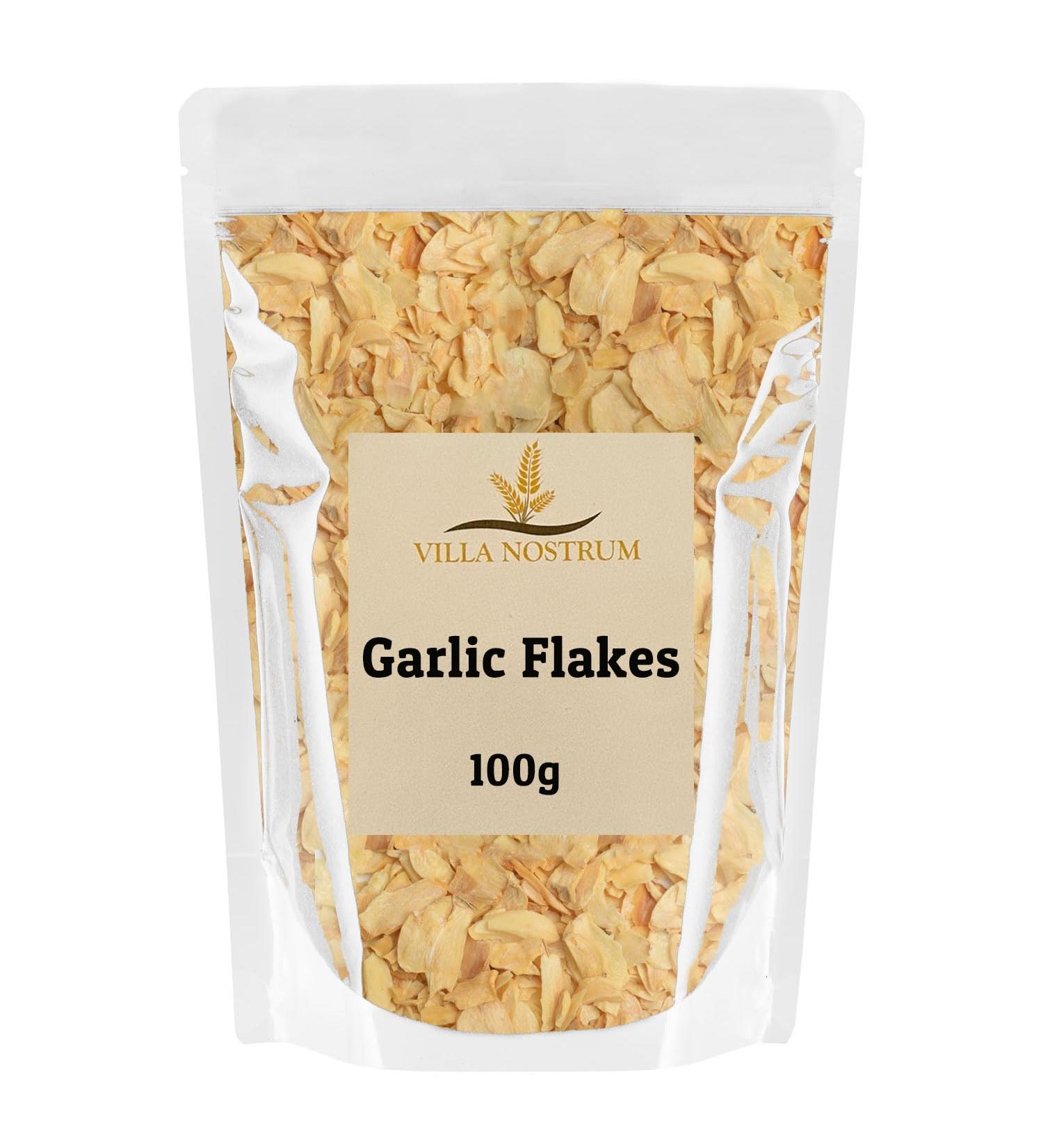 Garlic Flakes 100g by Villa Nostrum - Buy Online on GoSupps.com