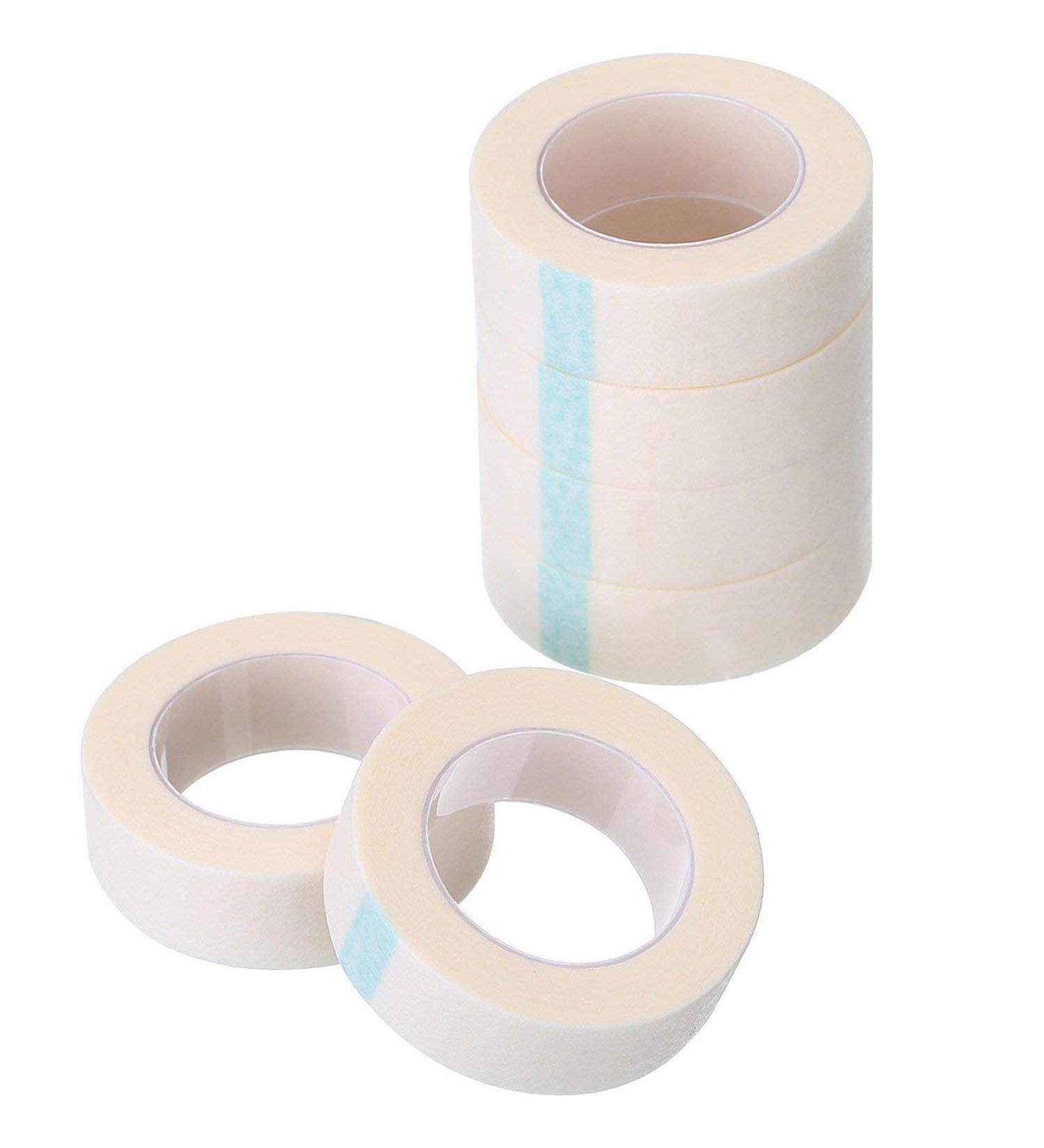 EBOOT 6 Rolls Eyelash Tape - Premium White Paper Fabric for Eyelash Extensions | International Shipping Available - Buy Online on GoSupps.com