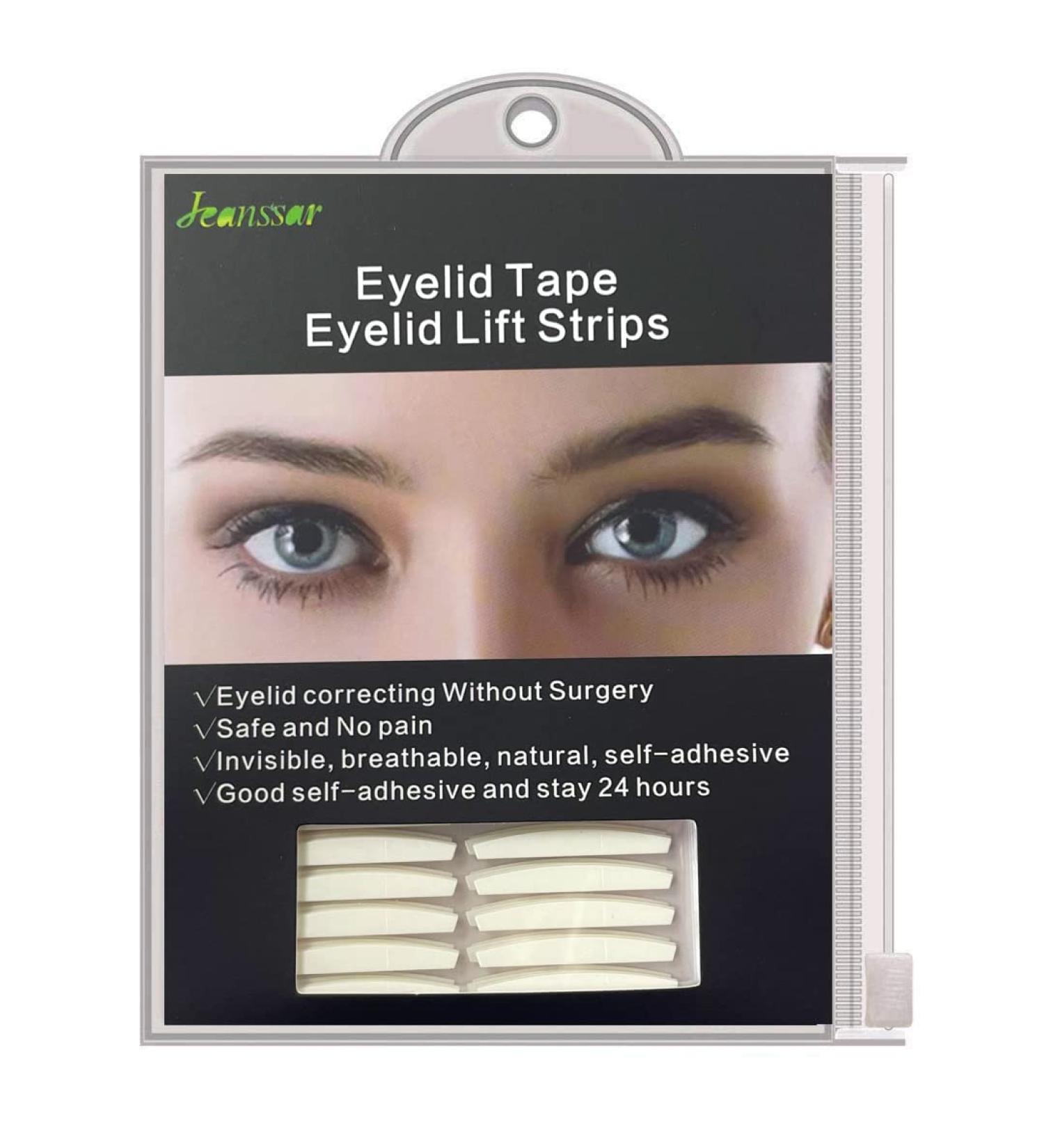 Double Eyelid Tape Stickers Eyelid Correcting Strips Instant Eyelid Lift Strips for Hooded Droopy Uneven Mono-eyelids Sticky on Both Sides - Buy Online on GoSupps.com