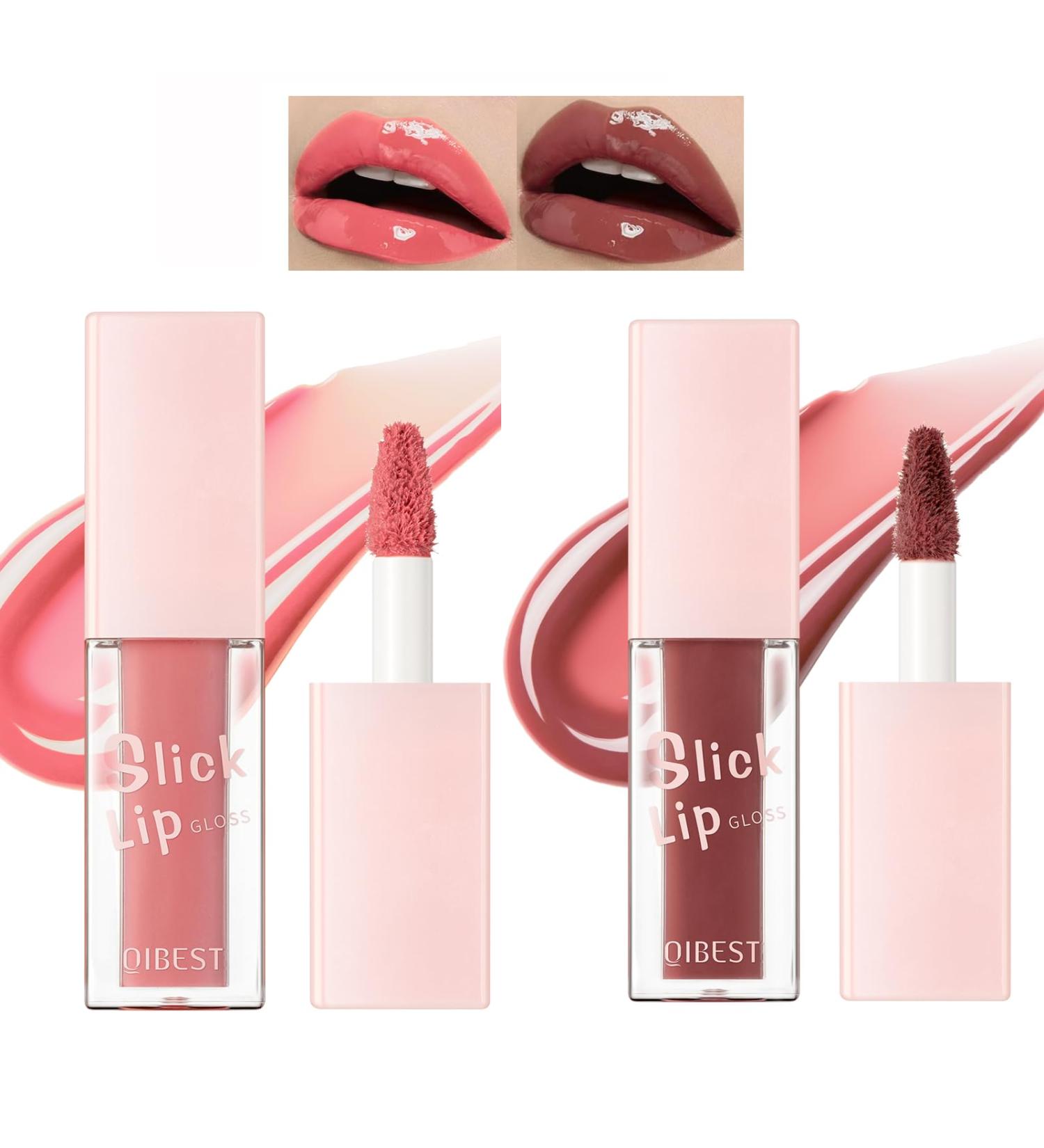 Petansy Magic Color Changing Lip Oil V2 - Shimmery Glitter Lip Gloss Set (2 Pack) - High Shine Long Lasting Moisturizing Lip Glow - Buy Online on GoSupps.com