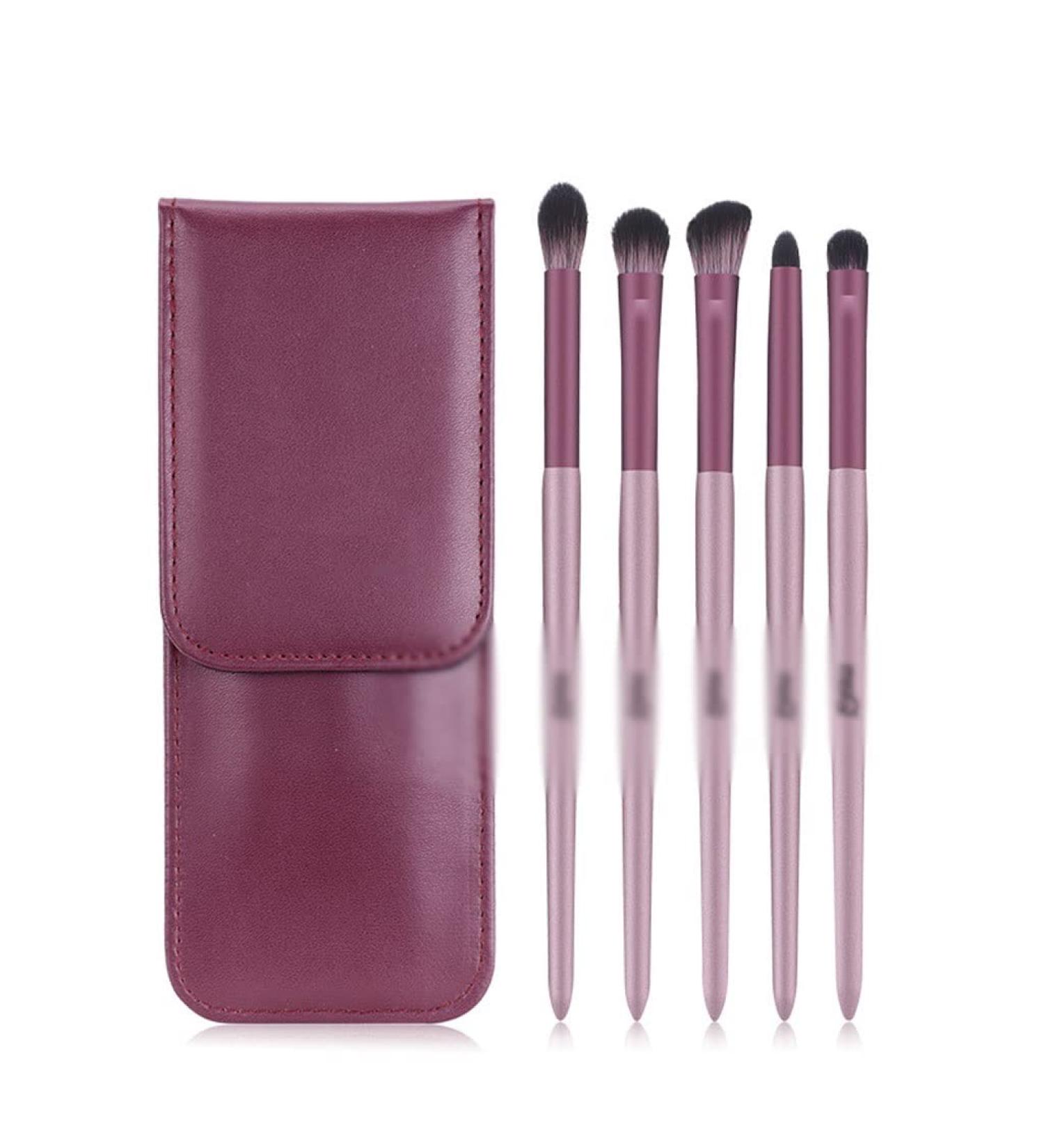 Set of 5 Eye Shadow Brushes | Eye Smudging & Nose Shadow Makeup Brush | International Shipping - Buy Online on GoSupps.com