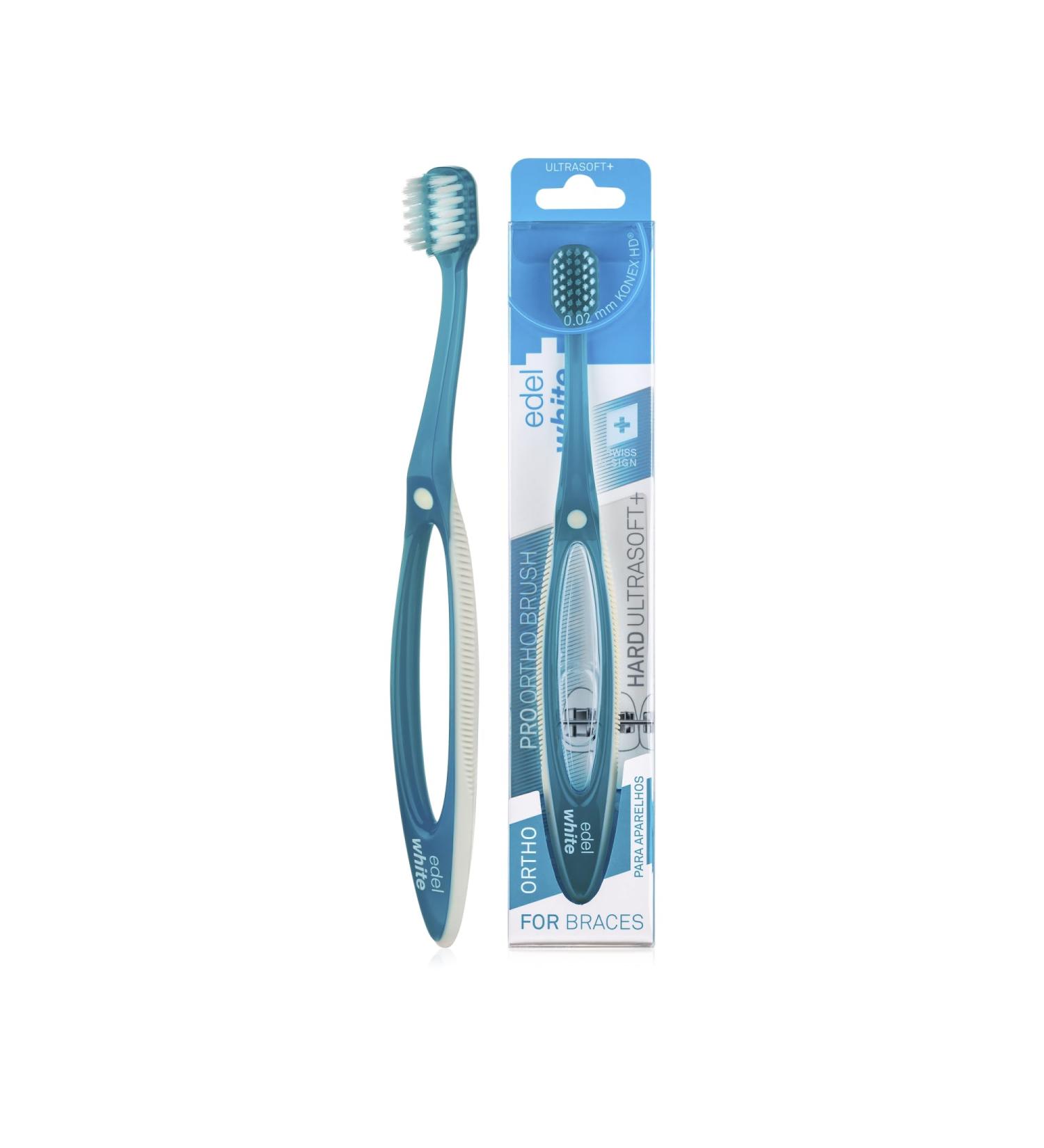 Edel+White Ortho Braces Toothbrush & Interdental Cleaner | Ultimate Teeth & Gum Care for Orthodontics - Buy Online on GoSupps.com