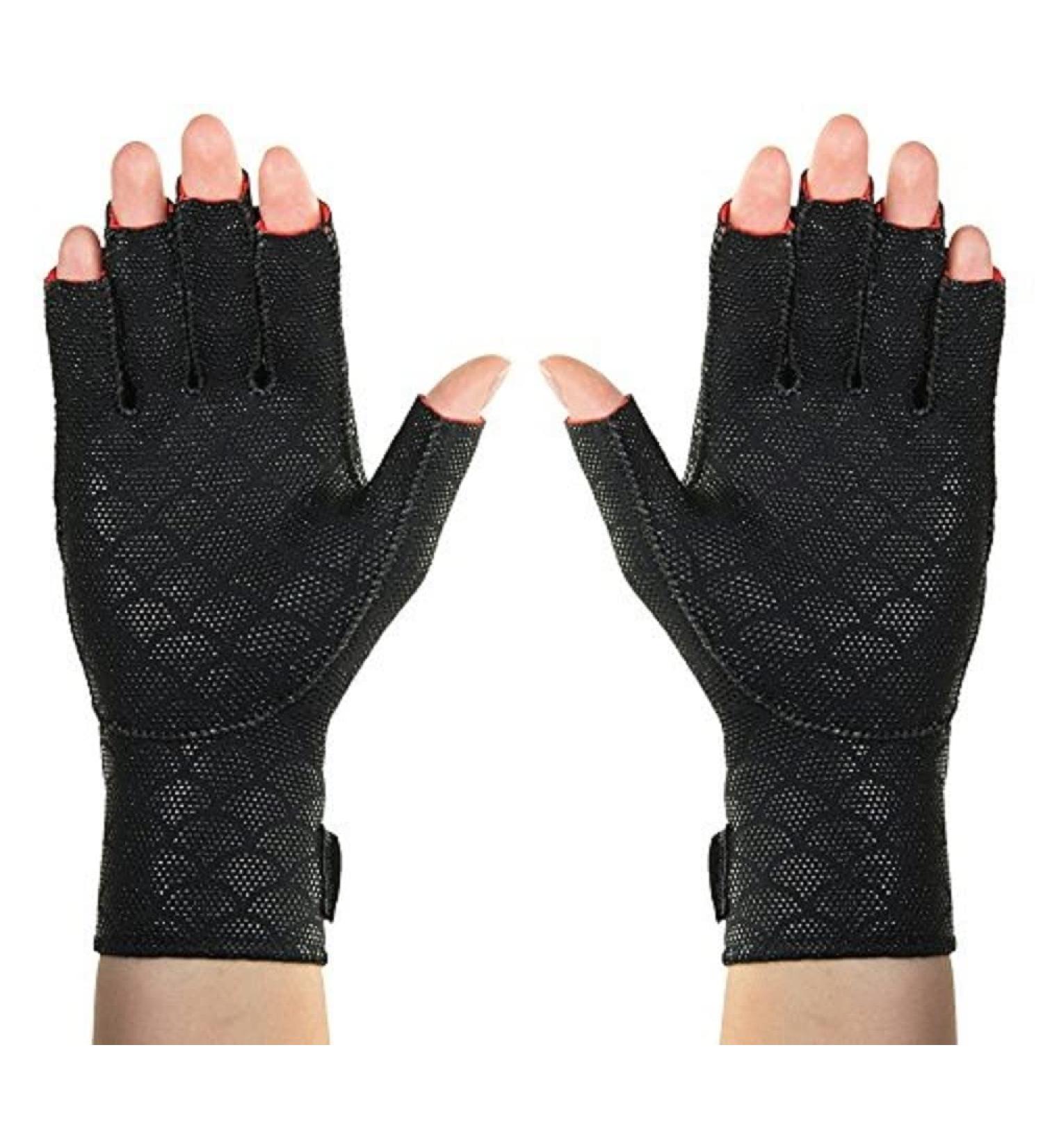 Thermoskin Premium Arthritic Gloves | Black | Medium Size - Buy Online on GoSupps.com