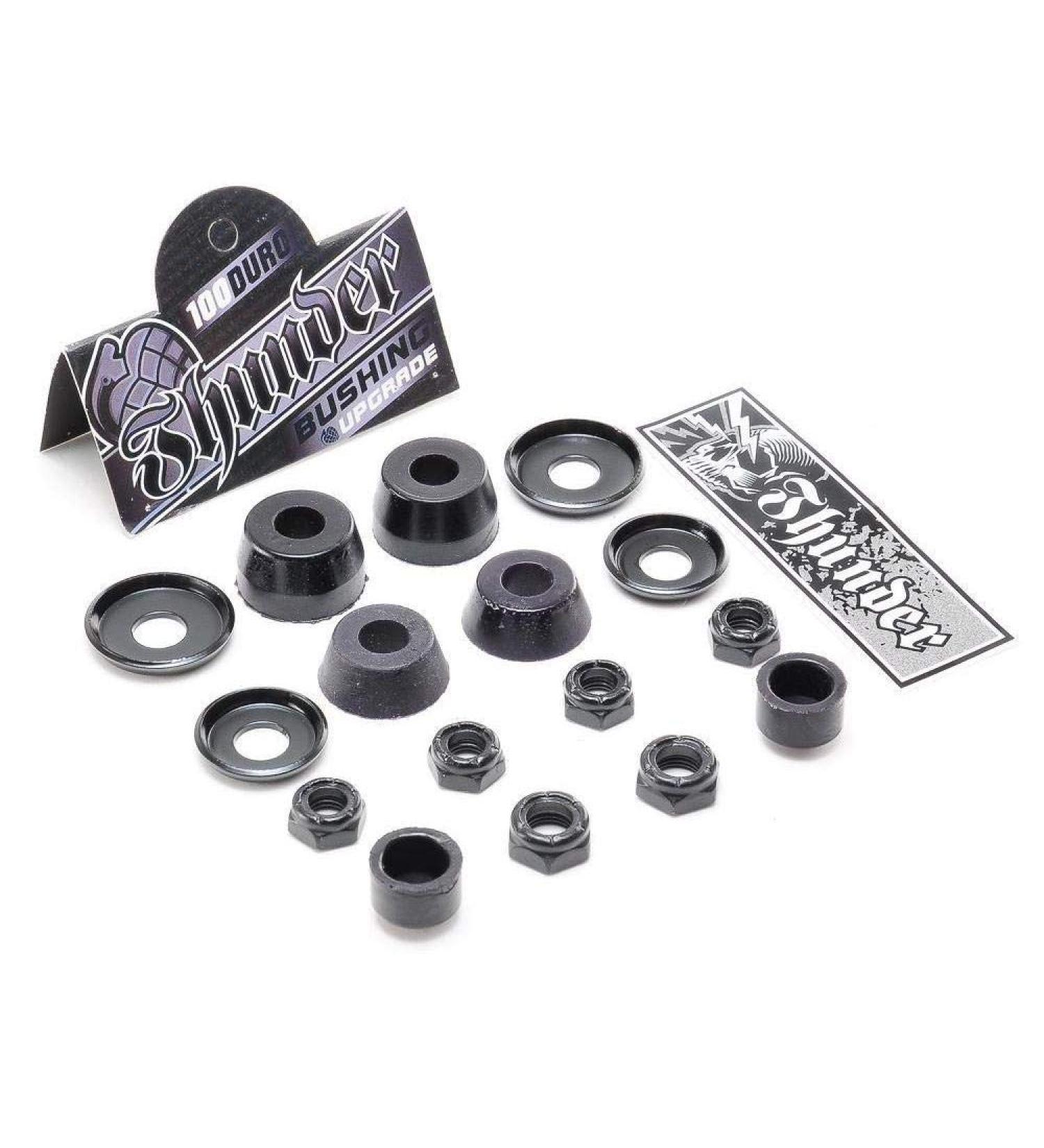 Thunder Black Bushing Rebuild Skateboard Truck Kit - 100DU