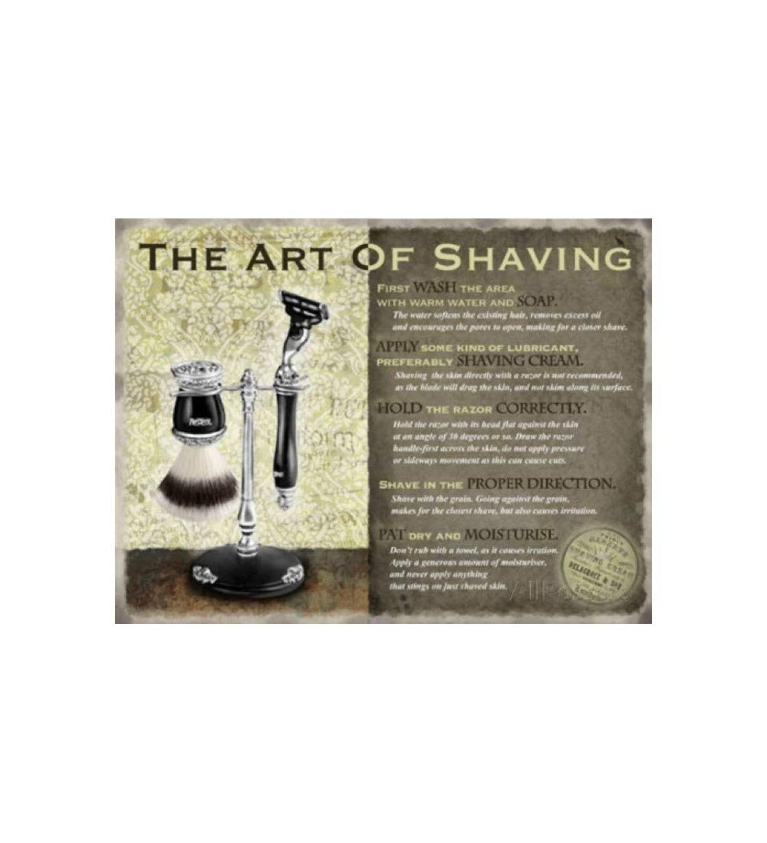 The Art of Shaving Bartkunst 20 x 30 cm