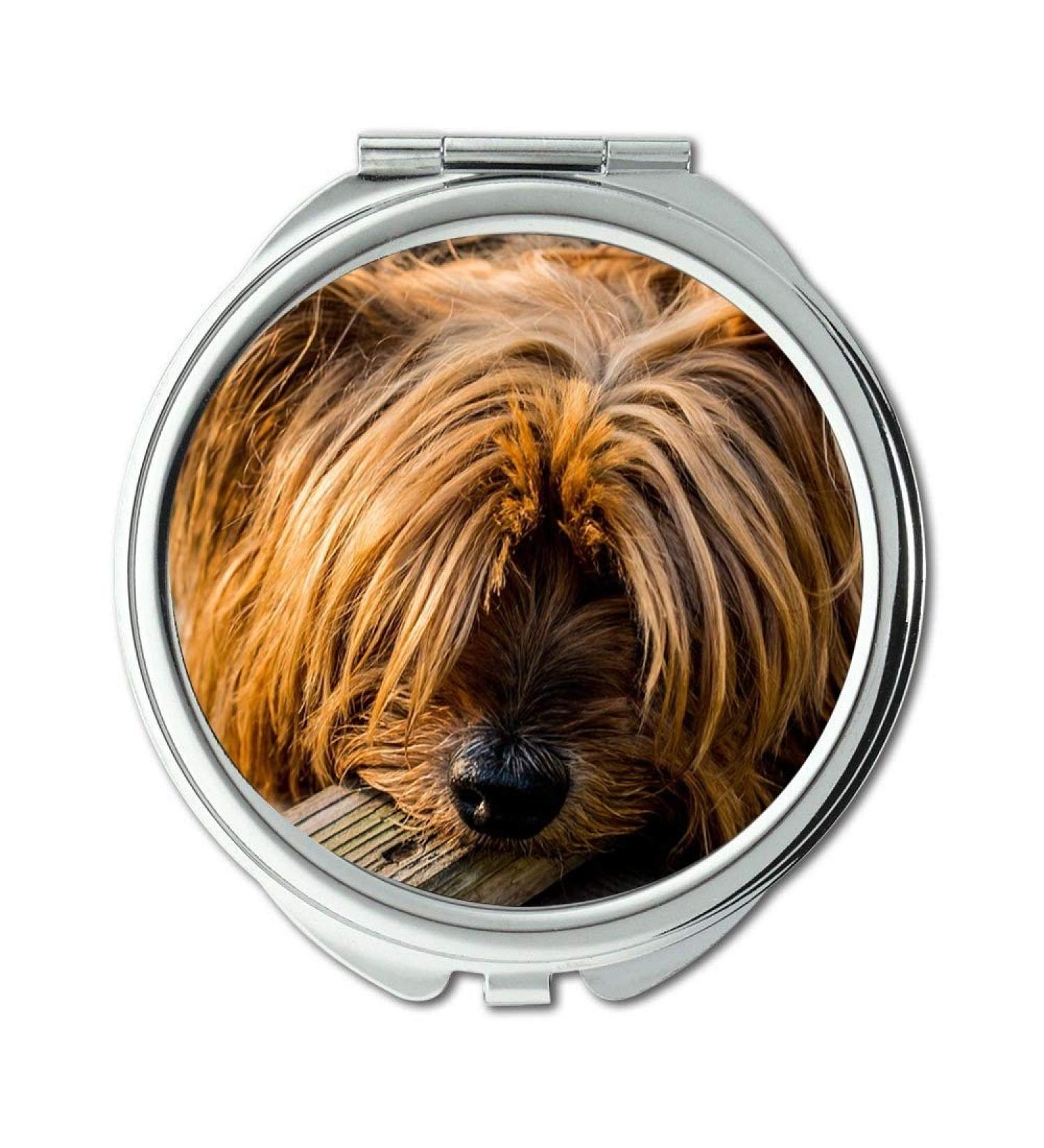Mirror makeup mirror Yorkshire Terrier Dog Small Dog Pocket Mirror portable mirror - Buy Online on GoSupps.com