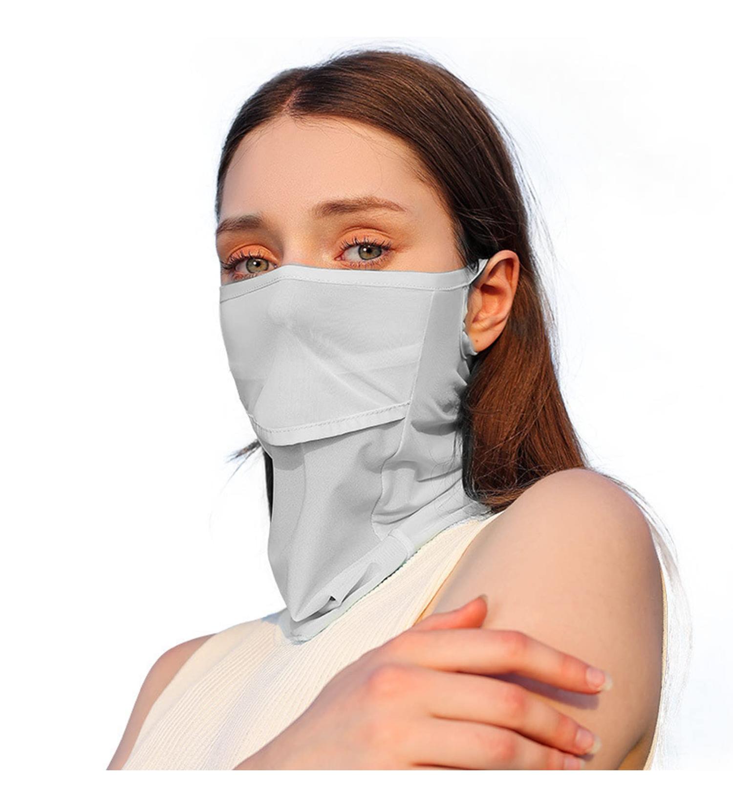 KIPETTO Women s Sun Protection Mask - Breathable Ice Silk UV Face Cover for Summer Outdoor Sports - Buy Online on GoSupps.com