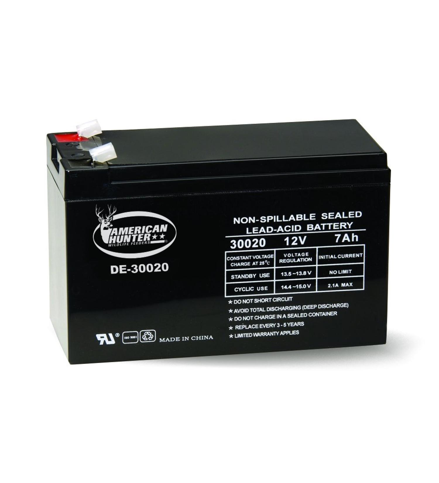 American Hunter 12V 7 AMP HR RECHARGEABLE BATTERY