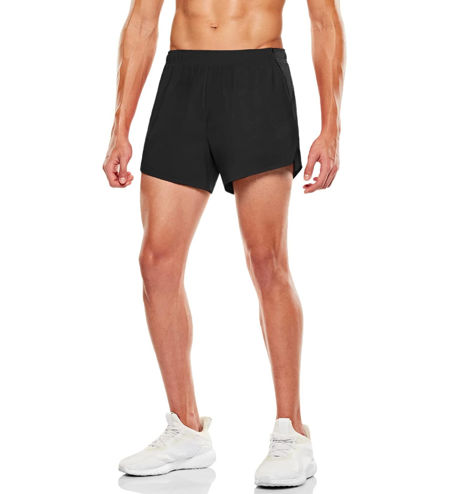 TSLA Men's Quick Dry Running Shorts with Pockets - Black, Small - Buy Online on GoSupps.com