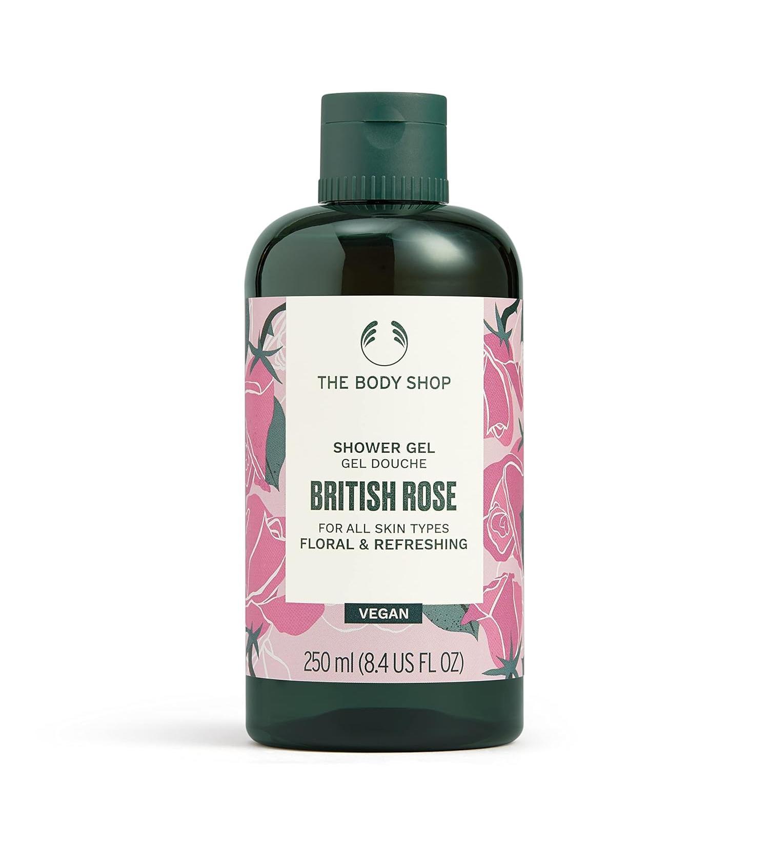 Buy The Body Shop Vegan British Rose Shower Gel 250 ML | Cleanse & Refresh for All Skin Types - International Shipping Available - Buy Online on GoSupps.com
