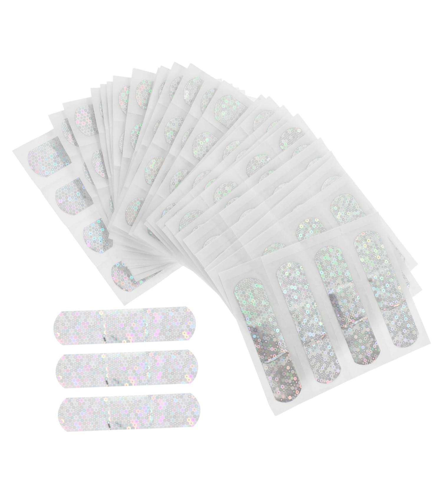 100pcs Glitter Bandages for Kids - Fun Cartoon Adhesive Strips for Scrapes & Wounds - PVC Care Solution - Buy Online on GoSupps.com