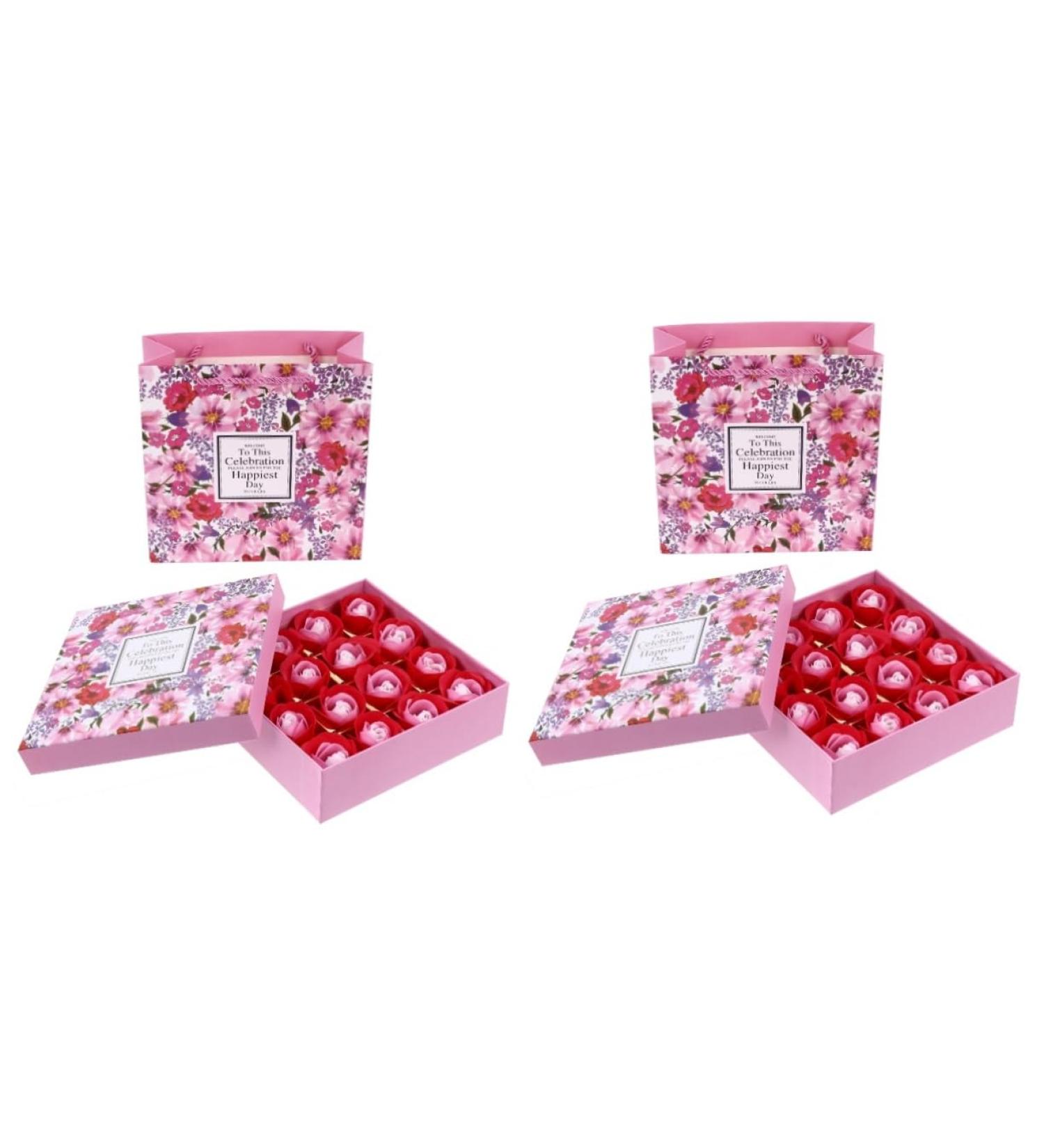 POPETPOP 2 Boxes Rose Soap Mom Birthday Rose Petals Christmas Plant Essential Oil Soap Wedding Petals Rose Petals Bath Soap Rose Body Soap Shower Soap - Buy Online on GoSupps.com