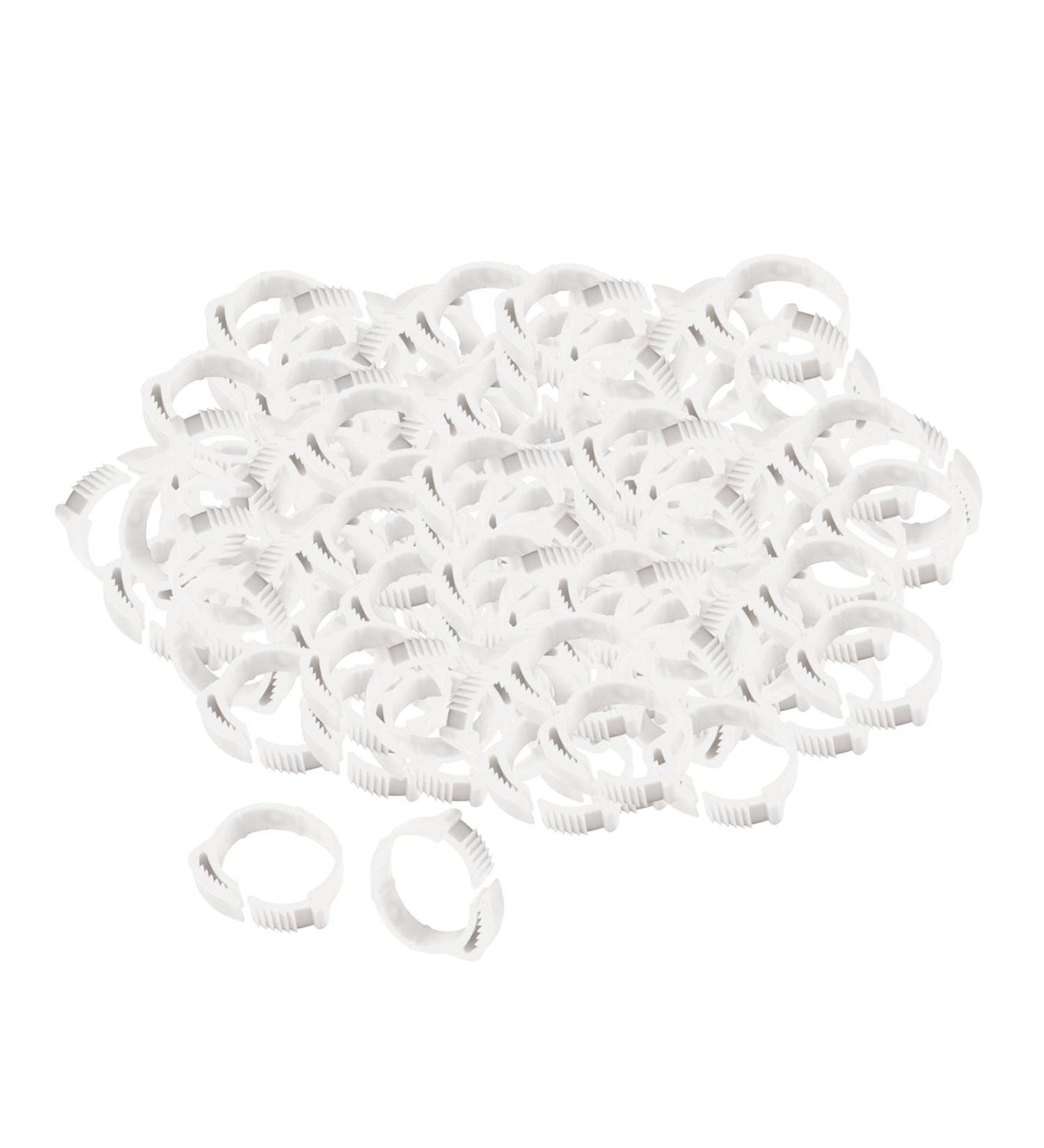 Fenteer 100 St e Adjustable 2.8cm Chicken Leg Rings - Numbered Clip Rings for Chickens Geese & Ducks - Durable Foot Rings (White) - Buy Online on GoSupps.com