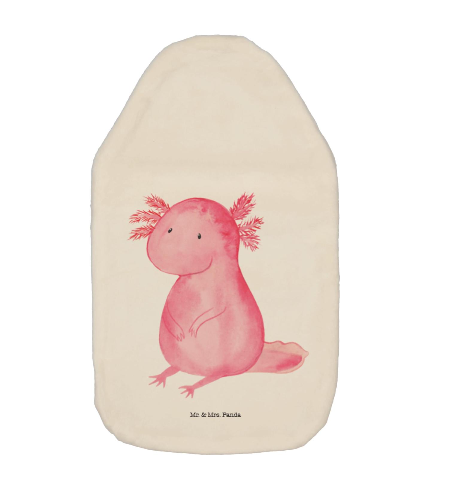 Mr. & Mrs. Panda Warm Bottle Axolotl - Perfect Gift for Kids & Girlfriends | Love & Wisdom | Cozy Grain Pillow - Buy Online on GoSupps.com