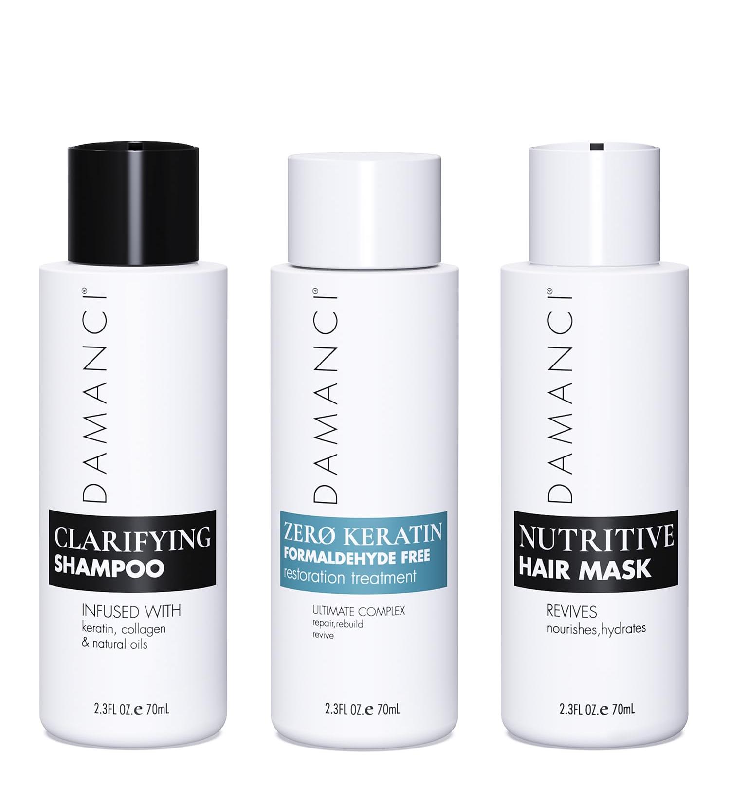 ZerO Keratin Revival Kit - Organic Keratin Treatment Formaldehyde-Free Hair Mask (2.3 Oz) | International Shipping - Buy Online on GoSupps.com