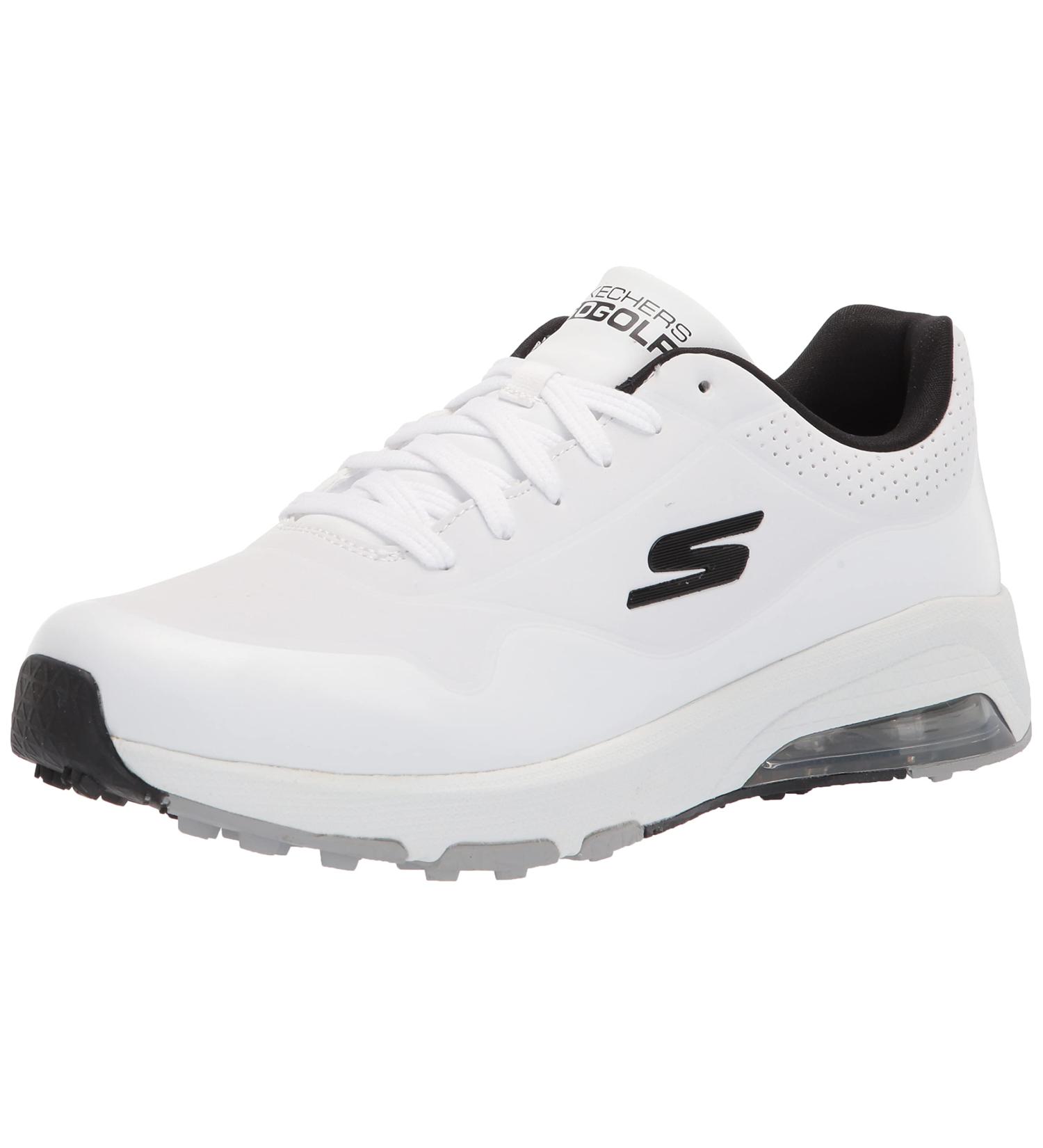 Skechers Men's Go Skech-air Dos Golf Shoe - White/Black, Size 10 - Buy Online on GoSupps.com