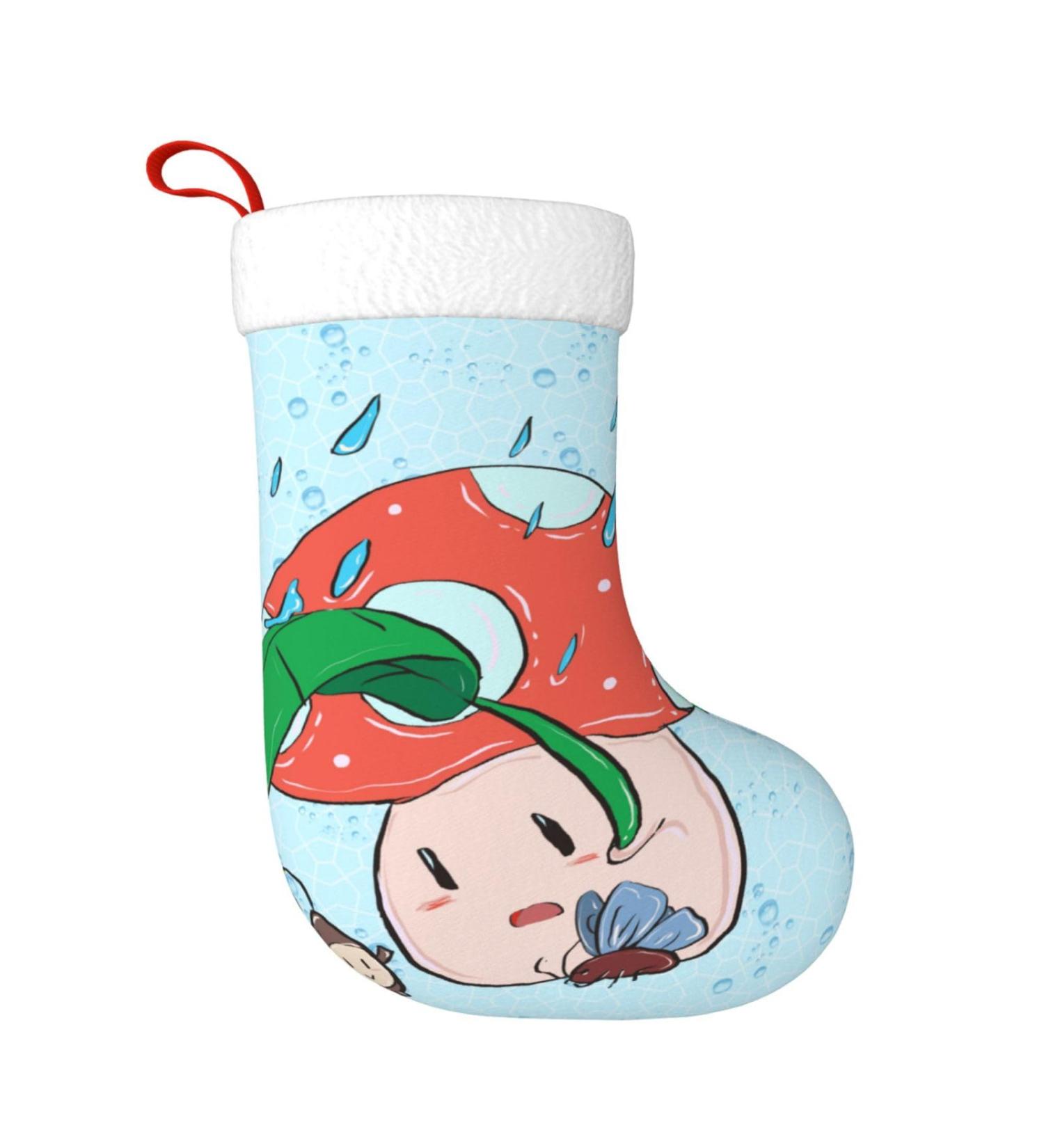 YYHHAOFA Sunflower Seeds and Mushroom Christmas Decorative Stockings : Soft Light and Tactile Suitable for Christmas Halloween - Buy Online on GoSupps.com