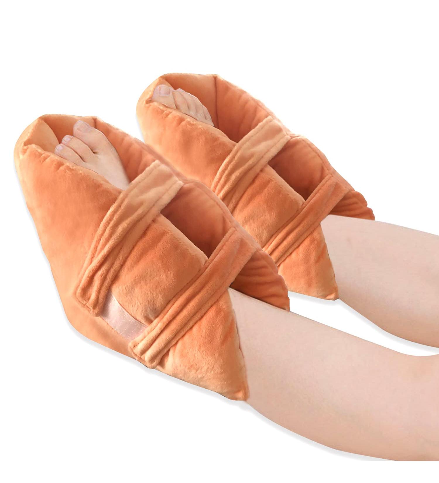 Kirimon Heel Protector Cushion - 1 Pair Adjustable Foot Ankle Support for Pressure Sores & Ulcer Relief - Buy Online on GoSupps.com