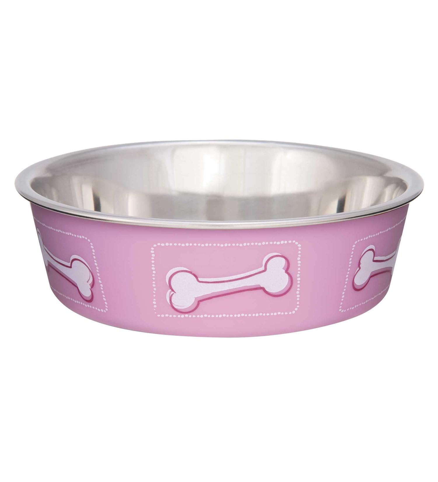 Loving Pets Coastal Bella Bowl Dog Bowl Small Pink