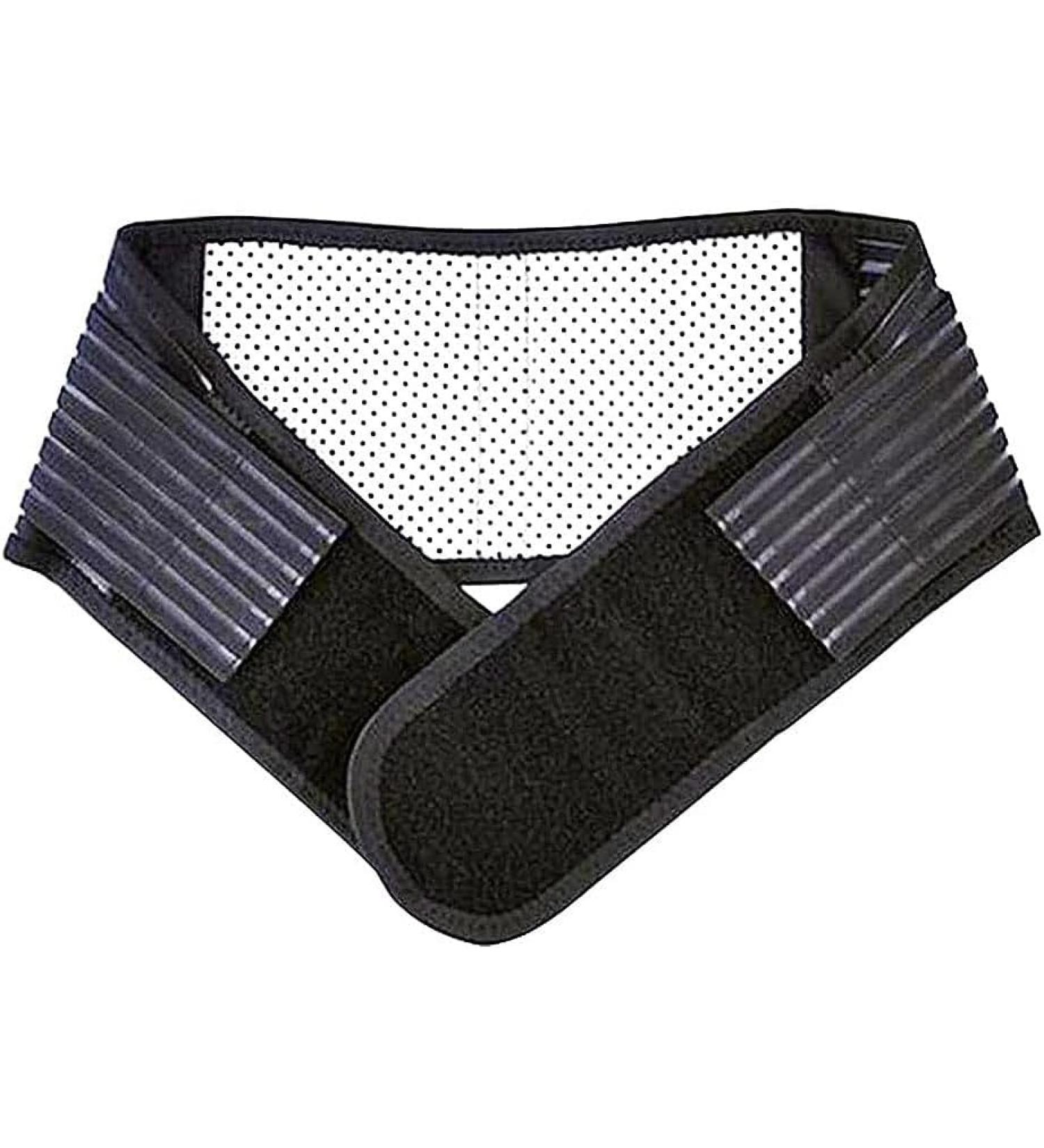 Magnetic Back Support Belt with 20 Tourmaline Magnets - Pain Relief & Self-Warming Lumbar Support for Lower Back - SC M Black - Buy Online on GoSupps.com