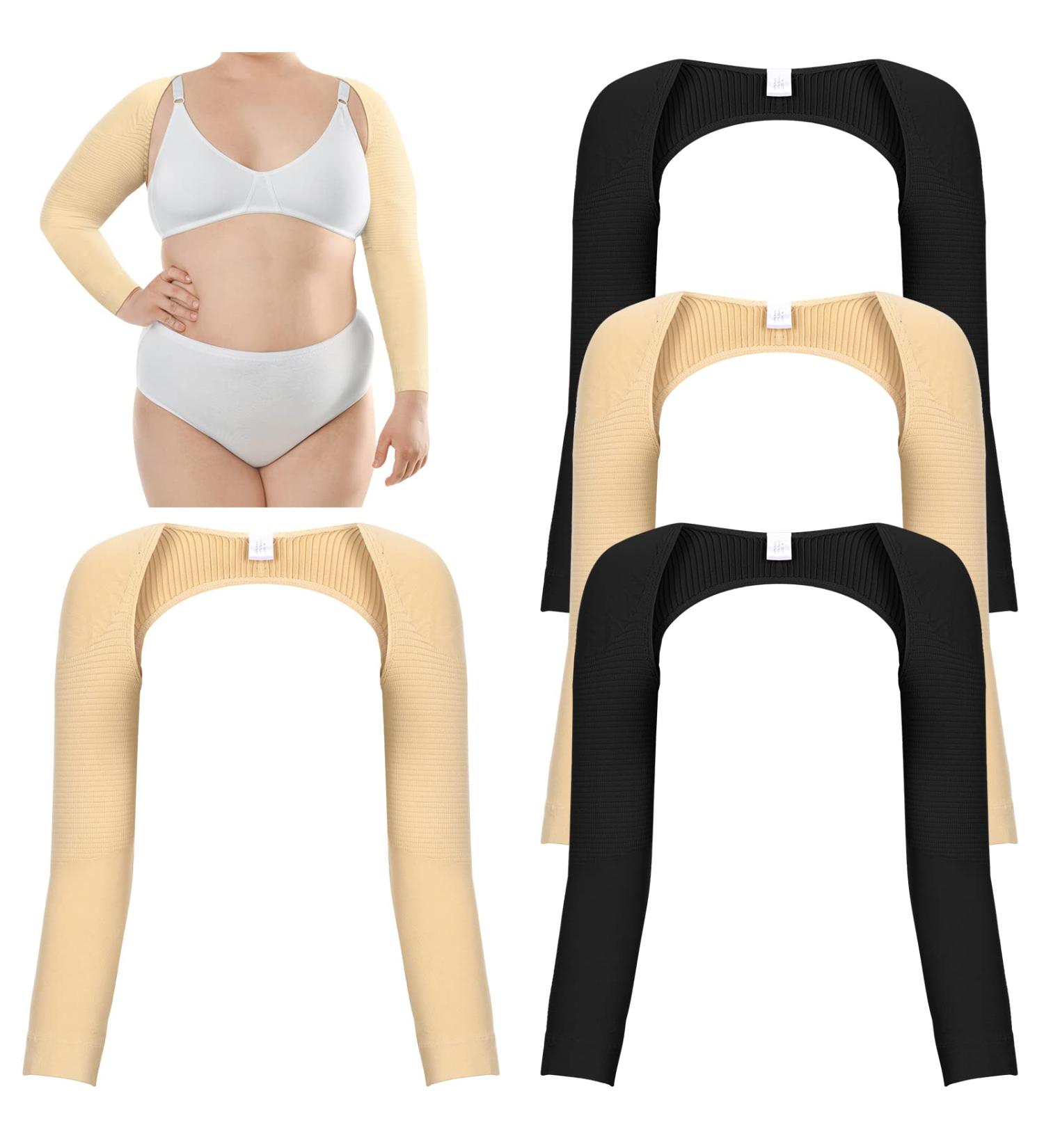 4 Pcs Compression Arm Sleeves for Women - Upper Arm Shaper and Post-Recovery Support - Buy Online on GoSupps.com