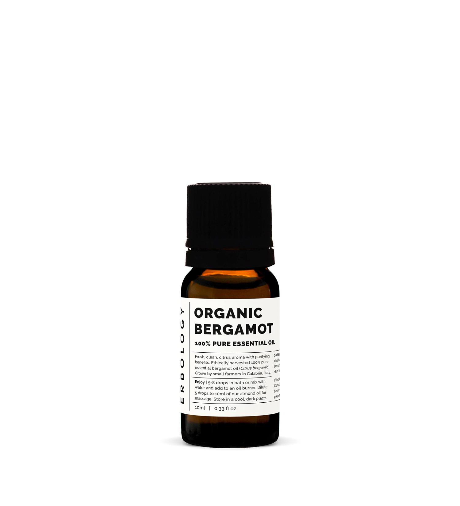 100% Organic Bergamot Oil 10ml | Erbology - Pure Essential Oil for Aromatherapy & Wellness - Buy Online on GoSupps.com