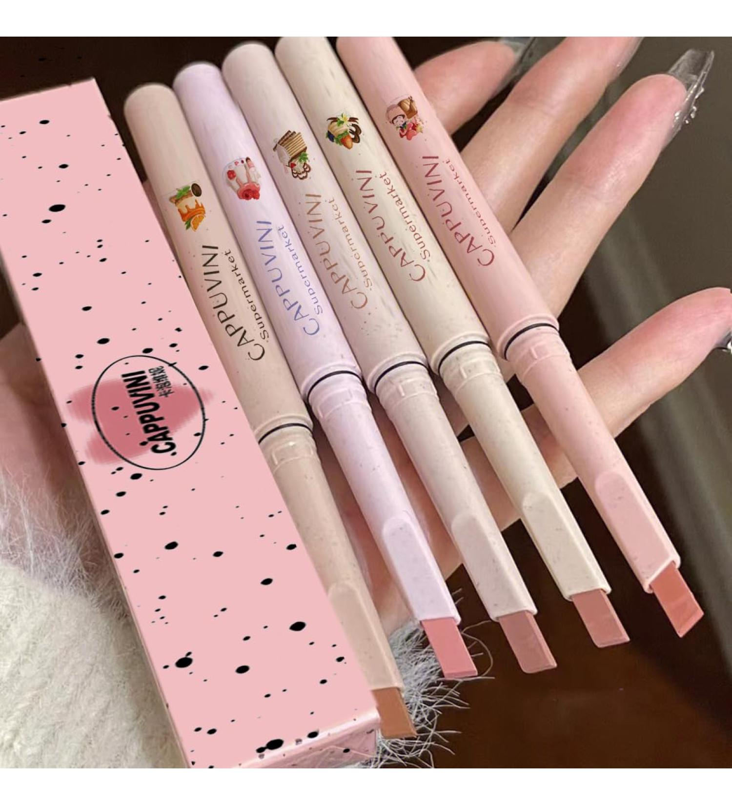 Petansy Matte Lip Liner Pencil Set - 5 Long-Lasting Waterproof Shades for Perfectly Defined Lips - Buy Online on GoSupps.com