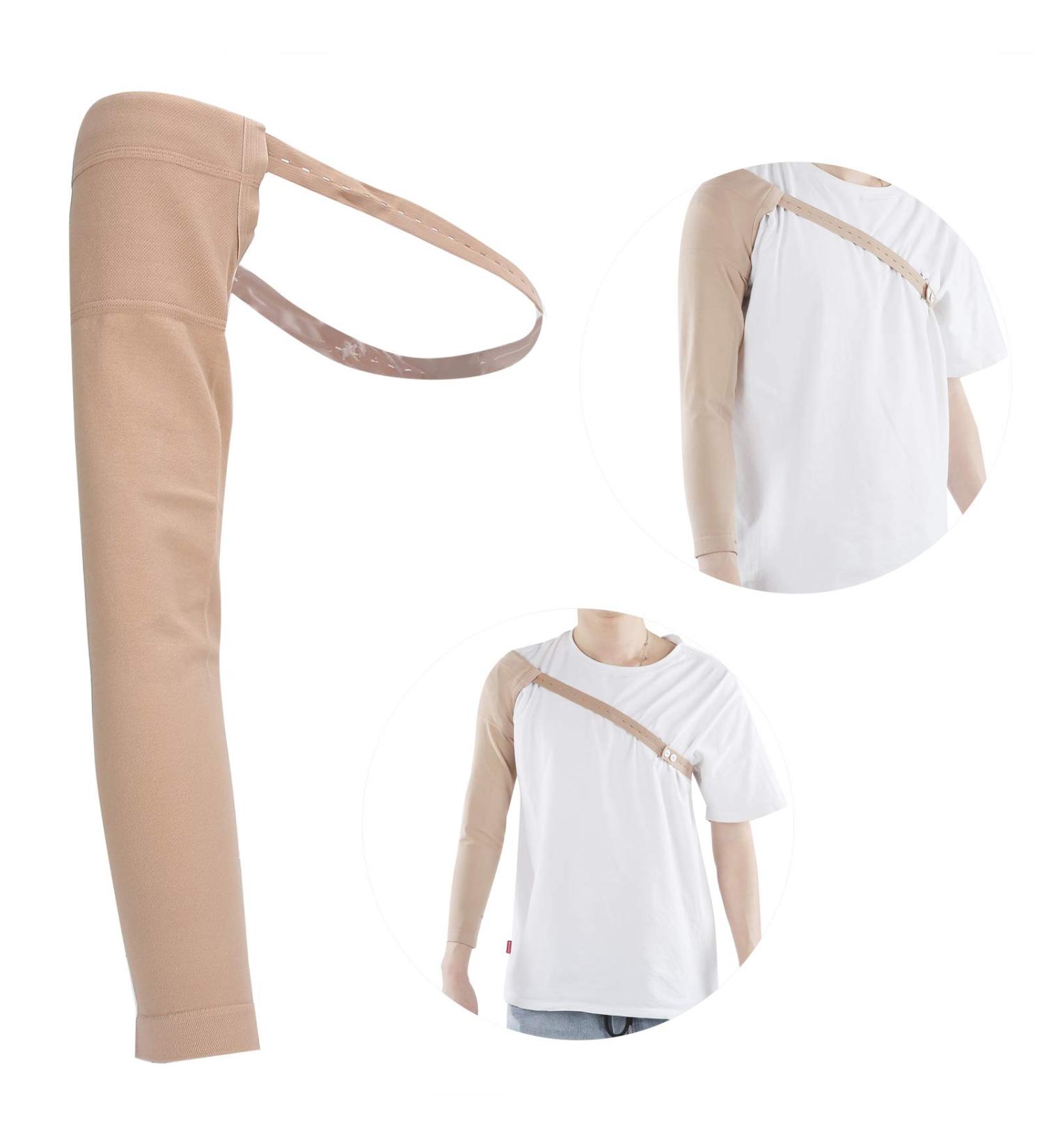 Compression Sleeve for Post Mastectomy Lymphedema Support - Arm Swelling Relief and Edema Prevention (L) - Buy Online on GoSupps.com