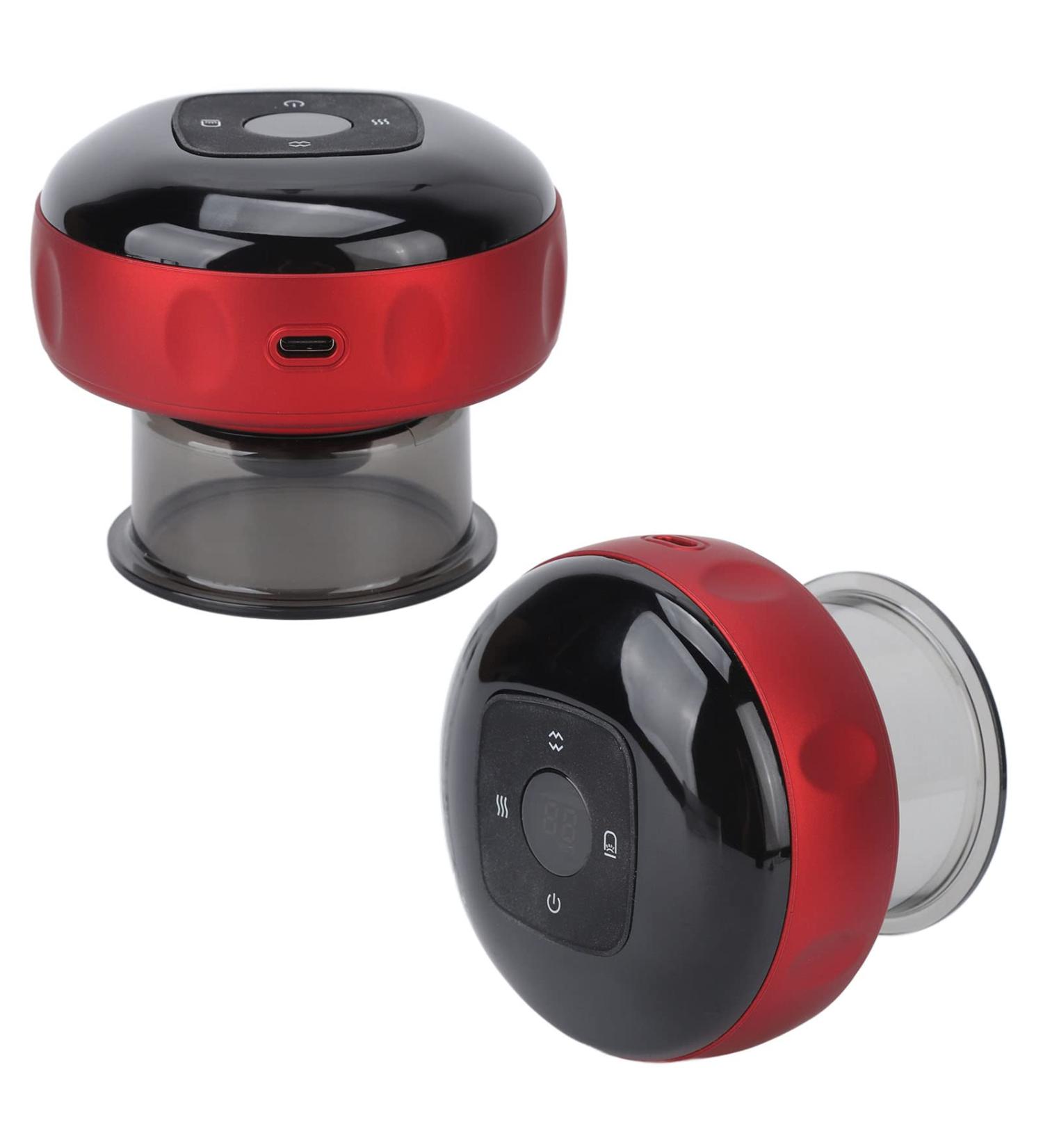 Electric Smart Dynamic Cupping Set & Gua Sha - Adjustable 12 Temperature Levels & Suction Power for Cellulite Massage | International Shipping Available - Buy Online on GoSupps.com