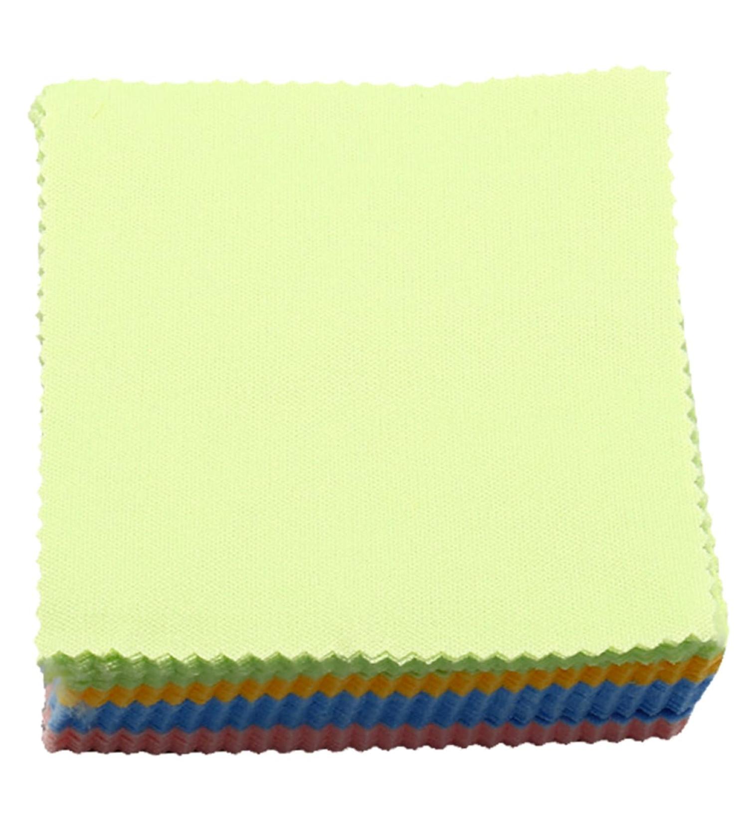 100pcs Glasses Cleaning Cloths - Premium Eyeglass Wipes & Screen Cleaners for Glasses Knitted Fabric 10x10cm - Buy Online on GoSupps.com