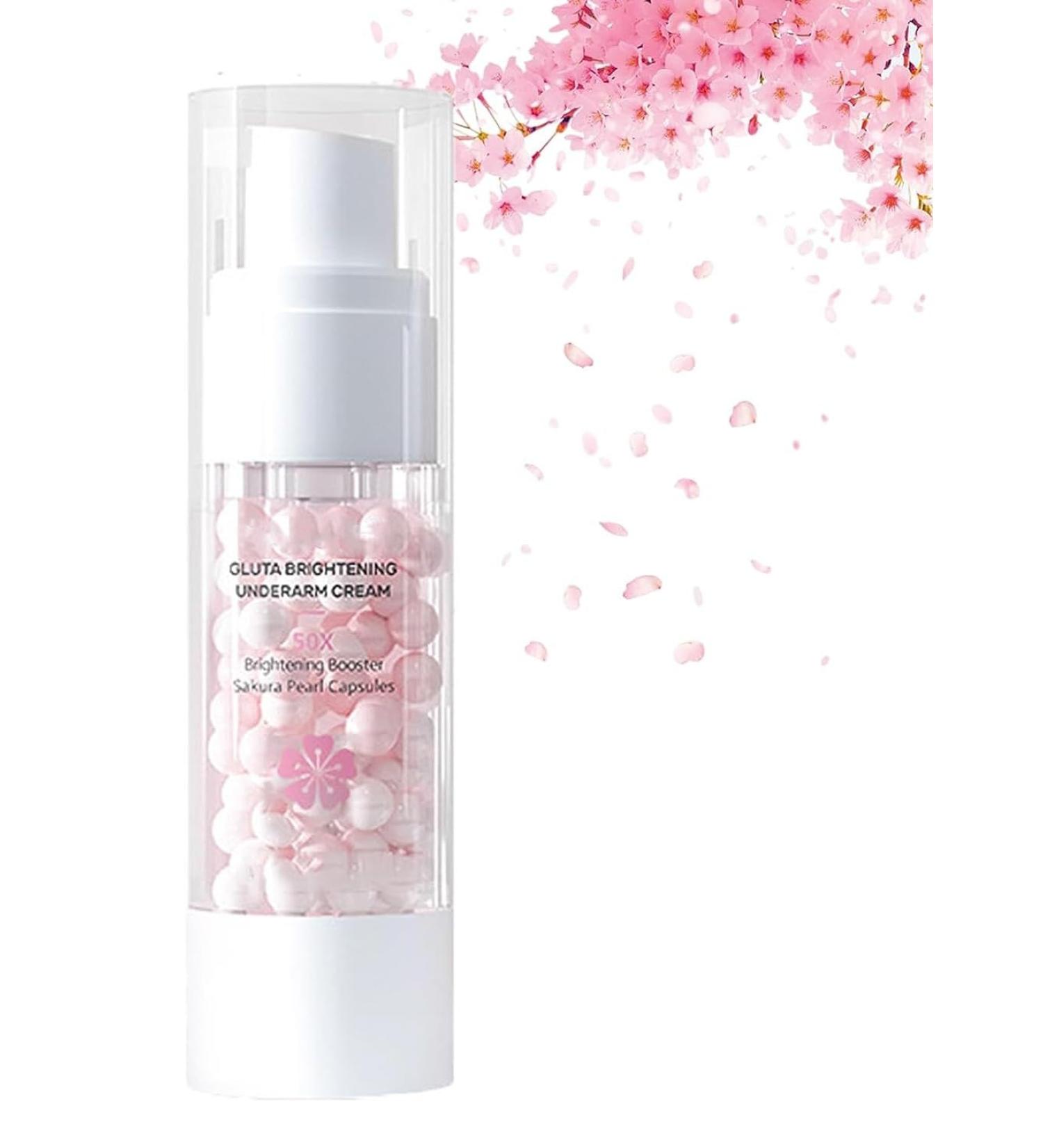 EXQST Whitening Lightening Cream Cherry Blossom Pearl Lightening Capsules Intimate Area Lightening Cream for All Skin Types - Buy Online on GoSupps.com