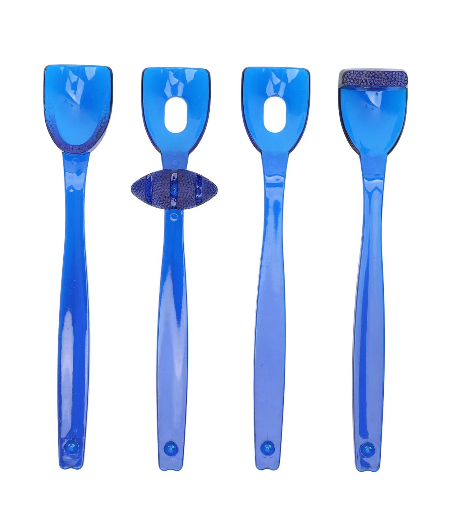 Juopzkenn 4-Part Lip & Tongue Muscle Trainer for Clear Speech - Mouth Muscle Rehabilitation Tool (Large Blue) - Improve Flexibility & Language Skills - Buy Online on GoSupps.com